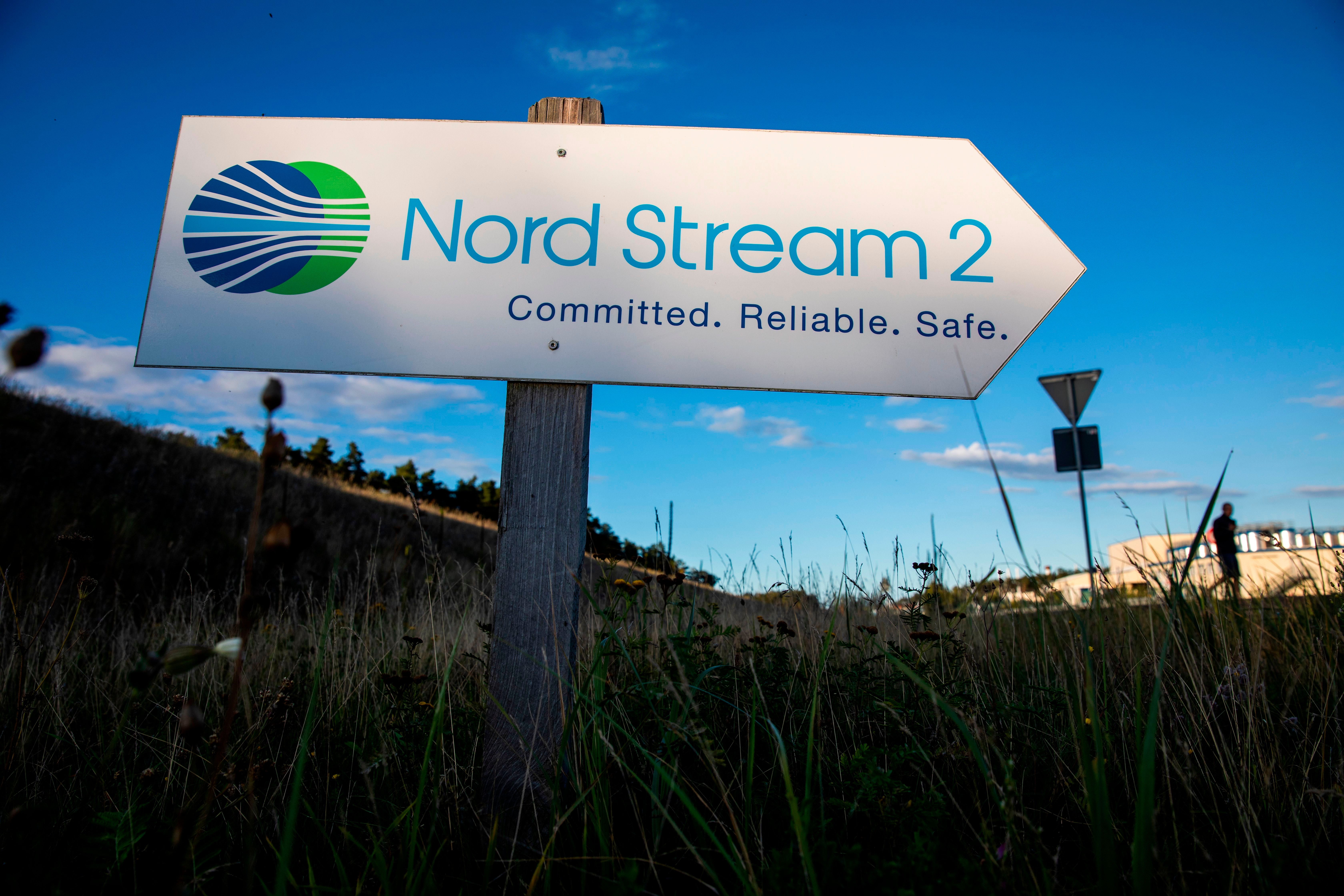 The Nord Stream 2 pipeline was completed in September and is awaiting licensing