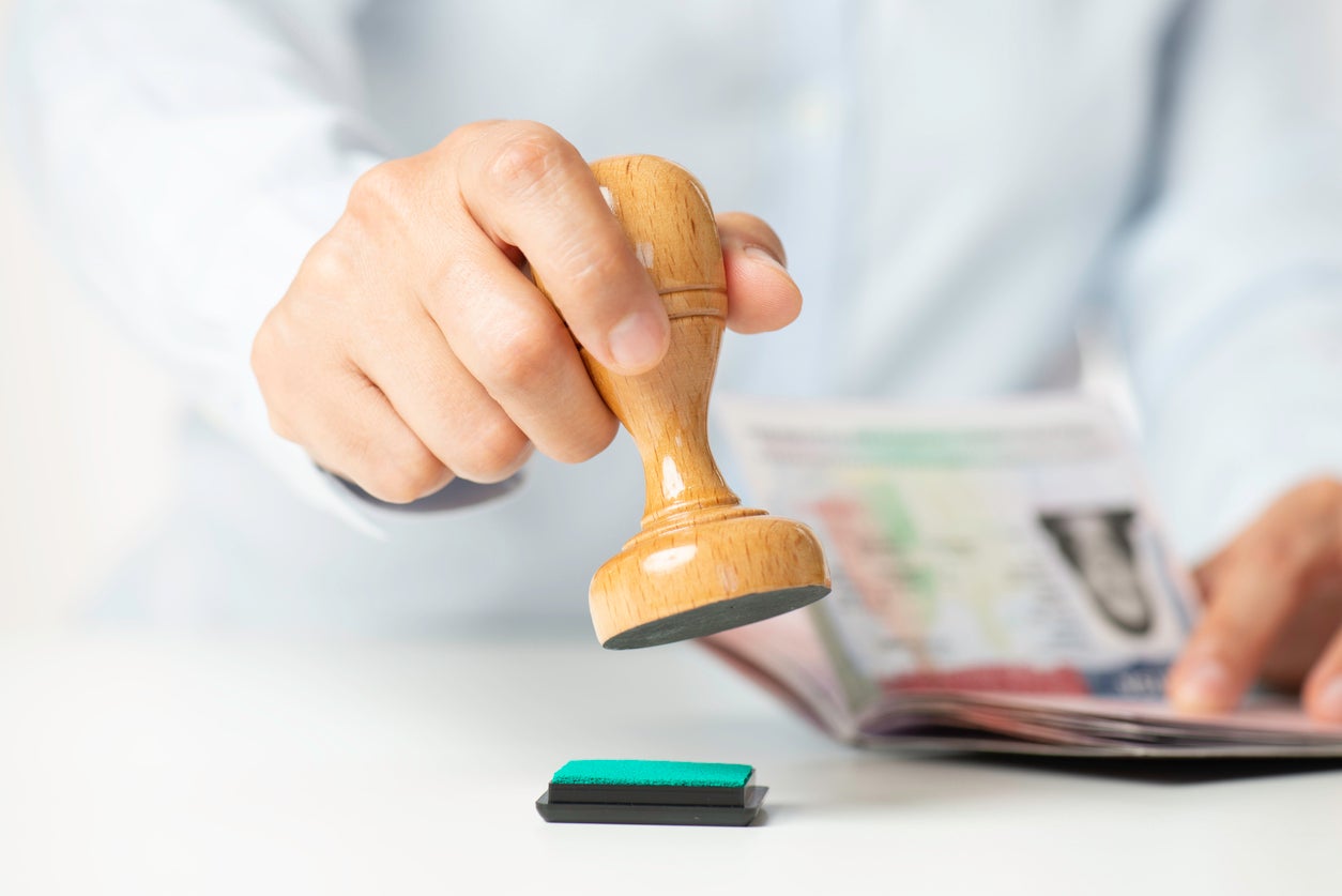 Passport pages are consumed at a frightening rate by entry and exit stamps