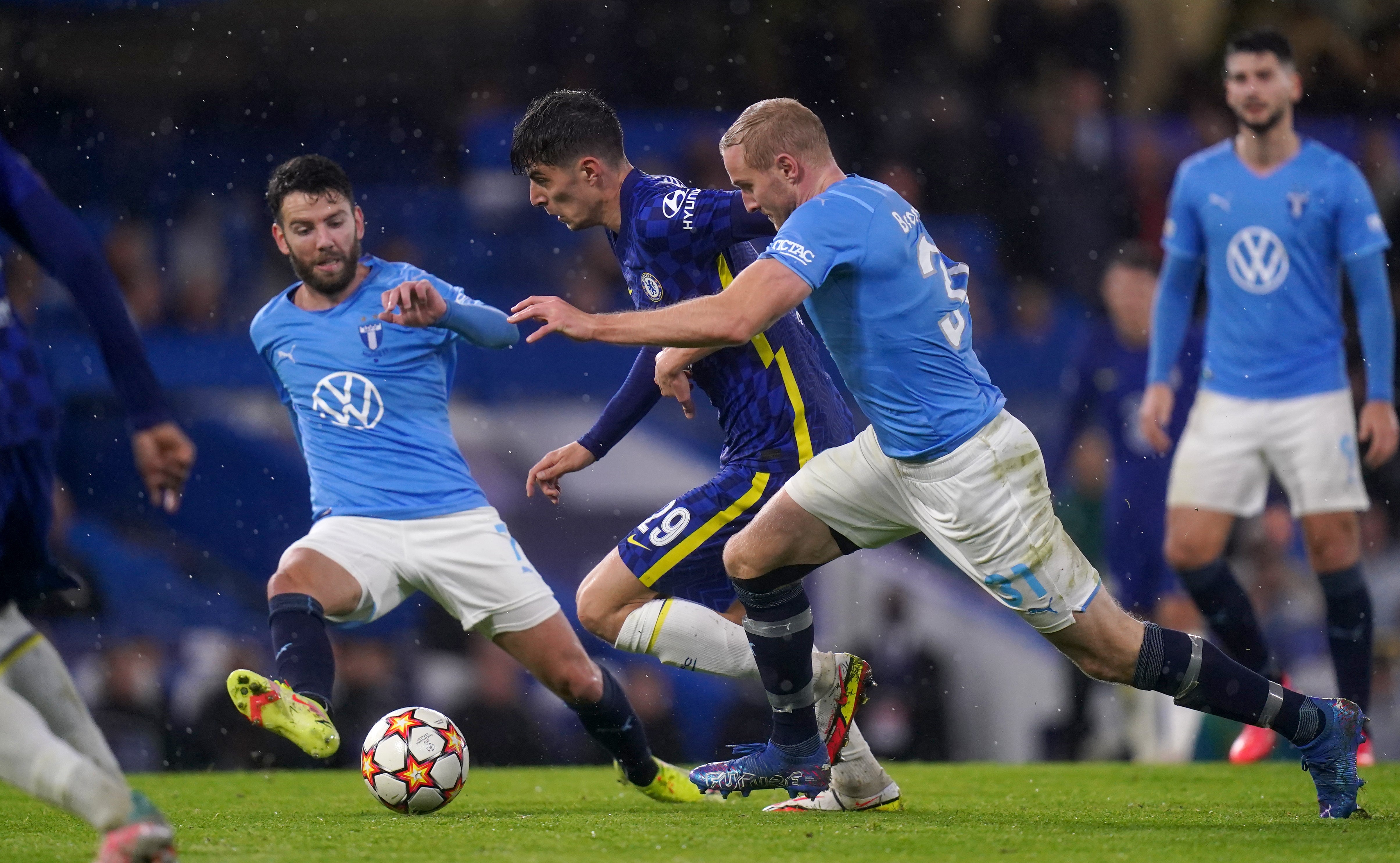 Swedish champions Malmo were thumped 4-0 at Stamford Bridge less than a fortnight ago (Adam Davy/PA)