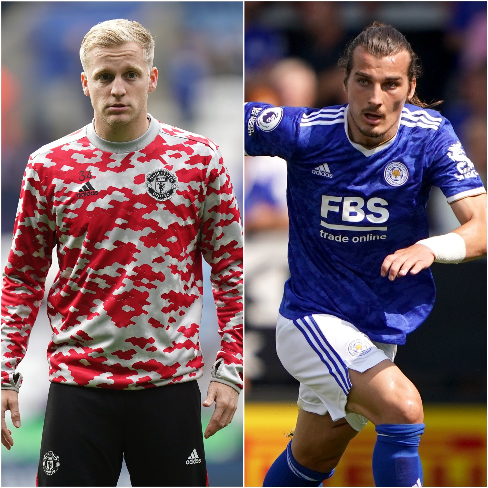 Donny Van De Beek (left) and Caglar Soyuncu feature in Tuesday’s football rumours (Mike Egerton/Tim Goode/PA)