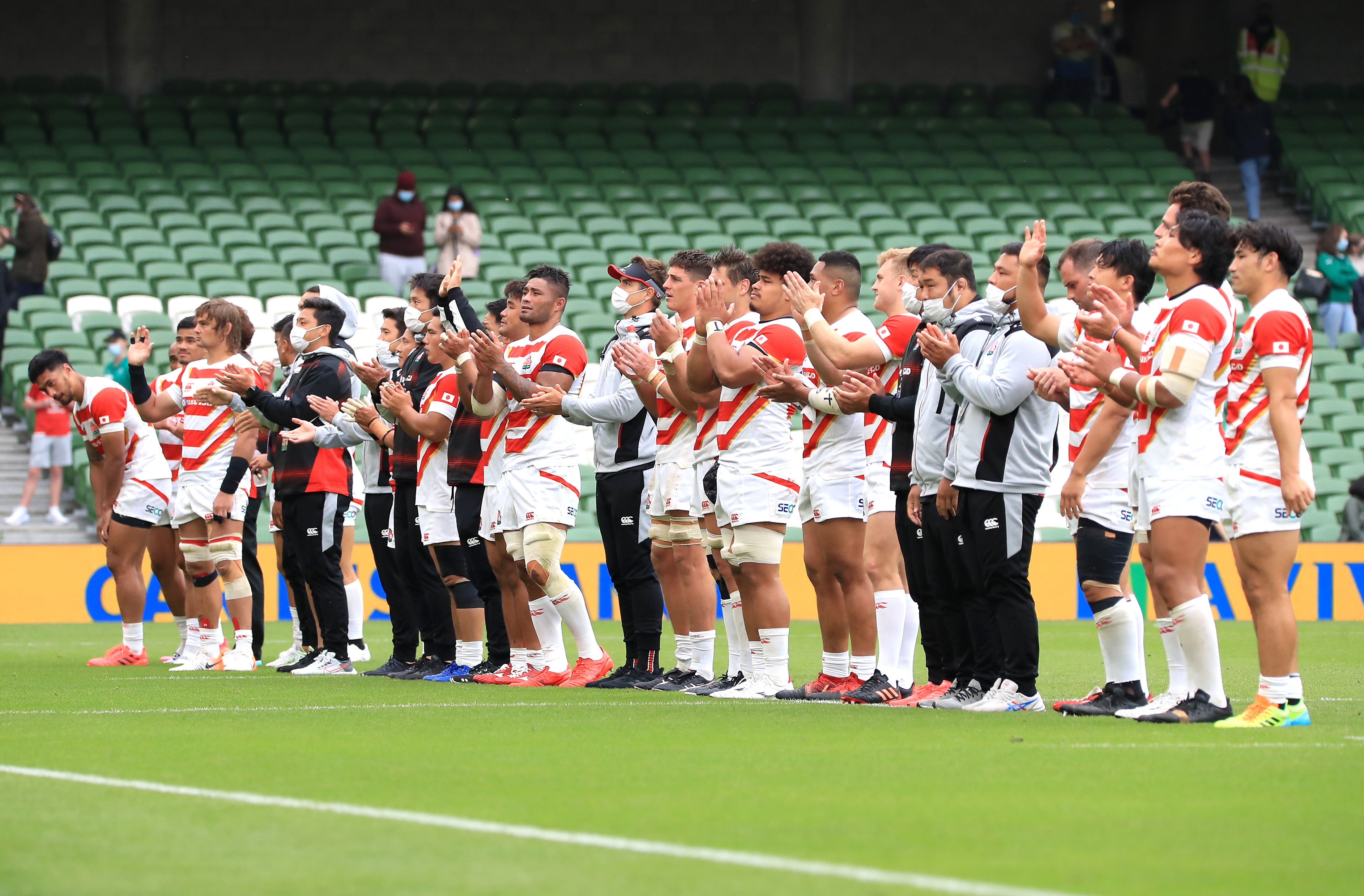 Japan made Ireland work for their victory in the summer (Donall Farmer/PA)