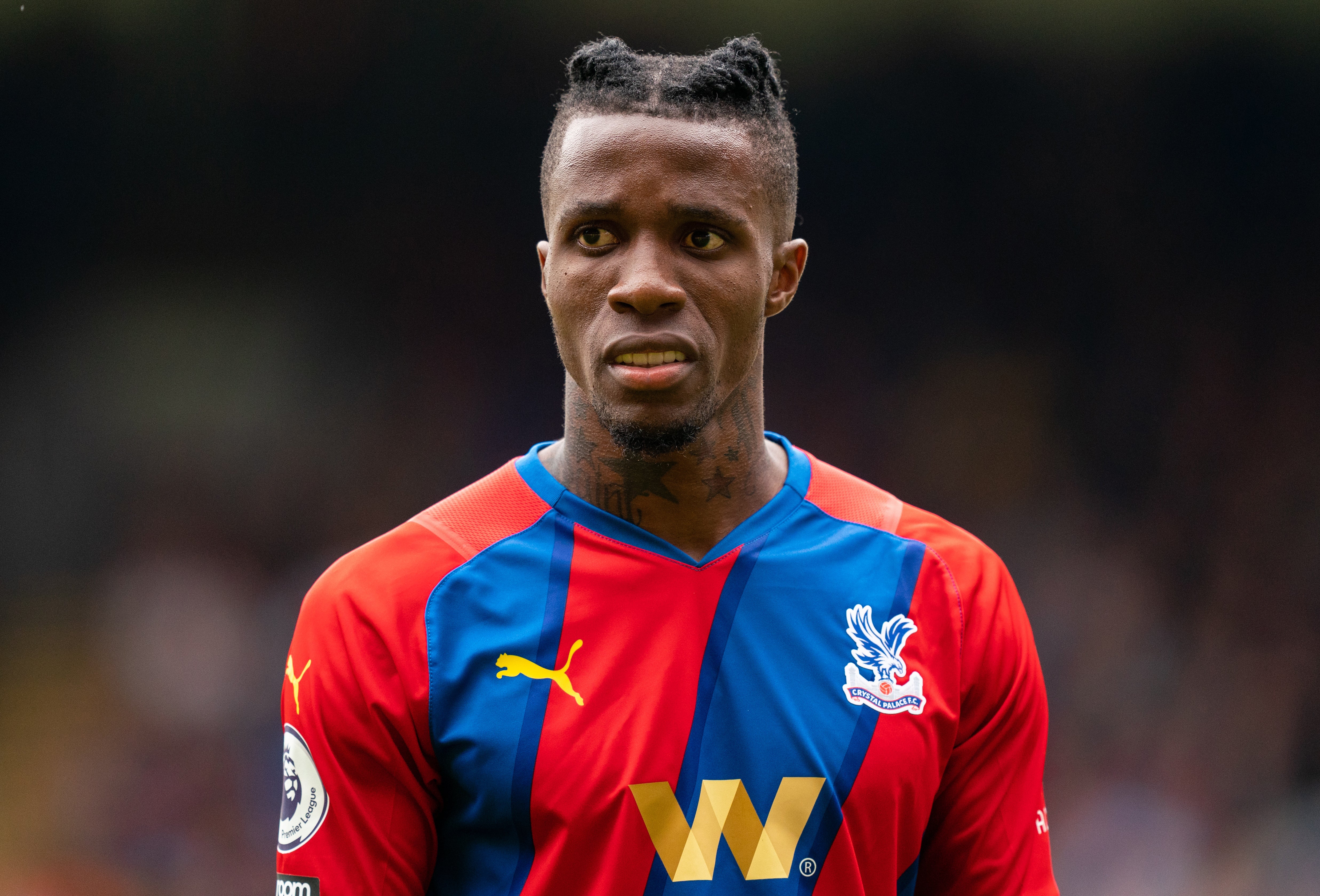 Wilfried Zaha received abuse after Crystal Palace’s win at Manchester City (Dominic Lipinski/PA)