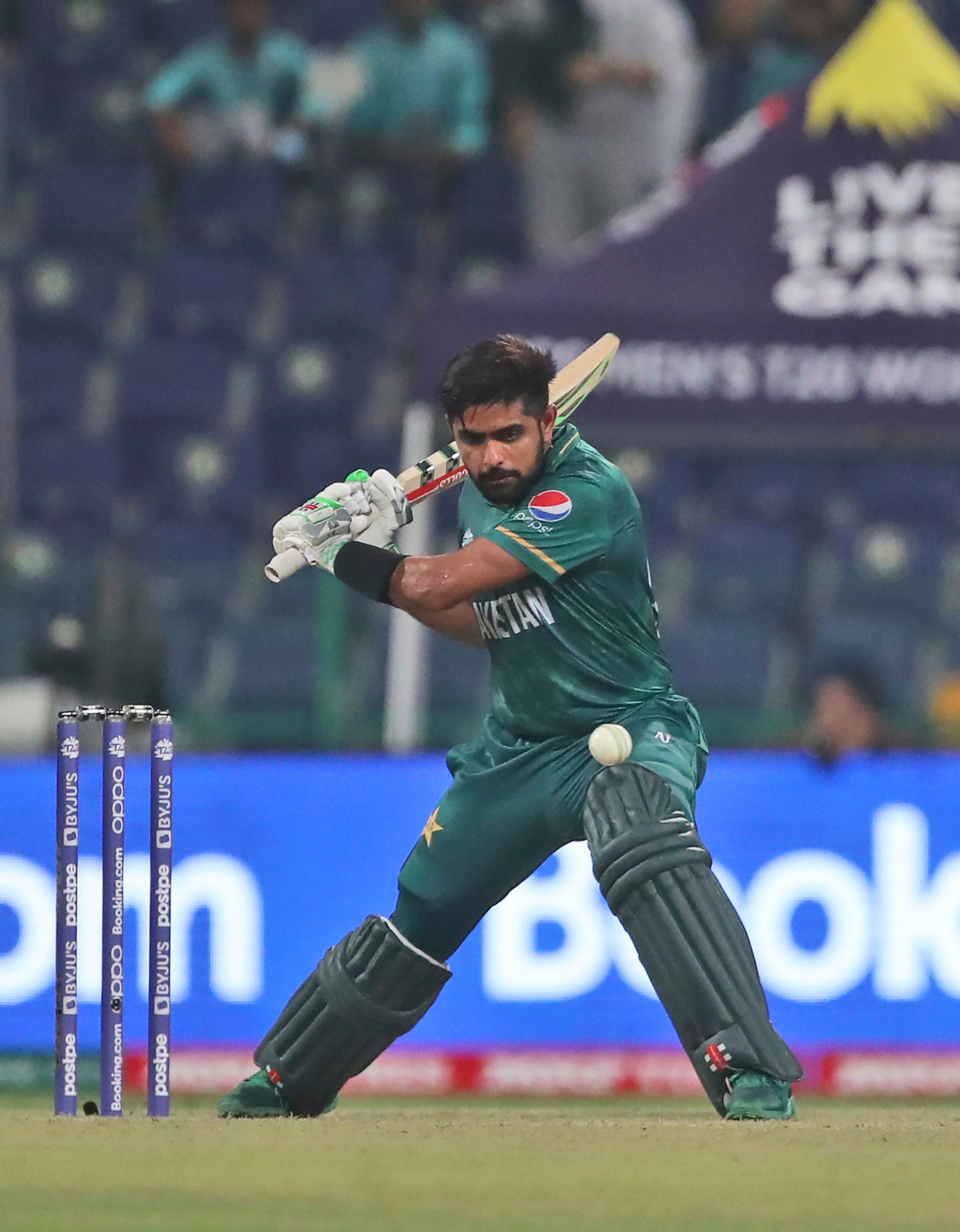 Pakistan captain Babar Azam shone in his side’s win over Namibia (Aijaz Rahi/AP/PA)