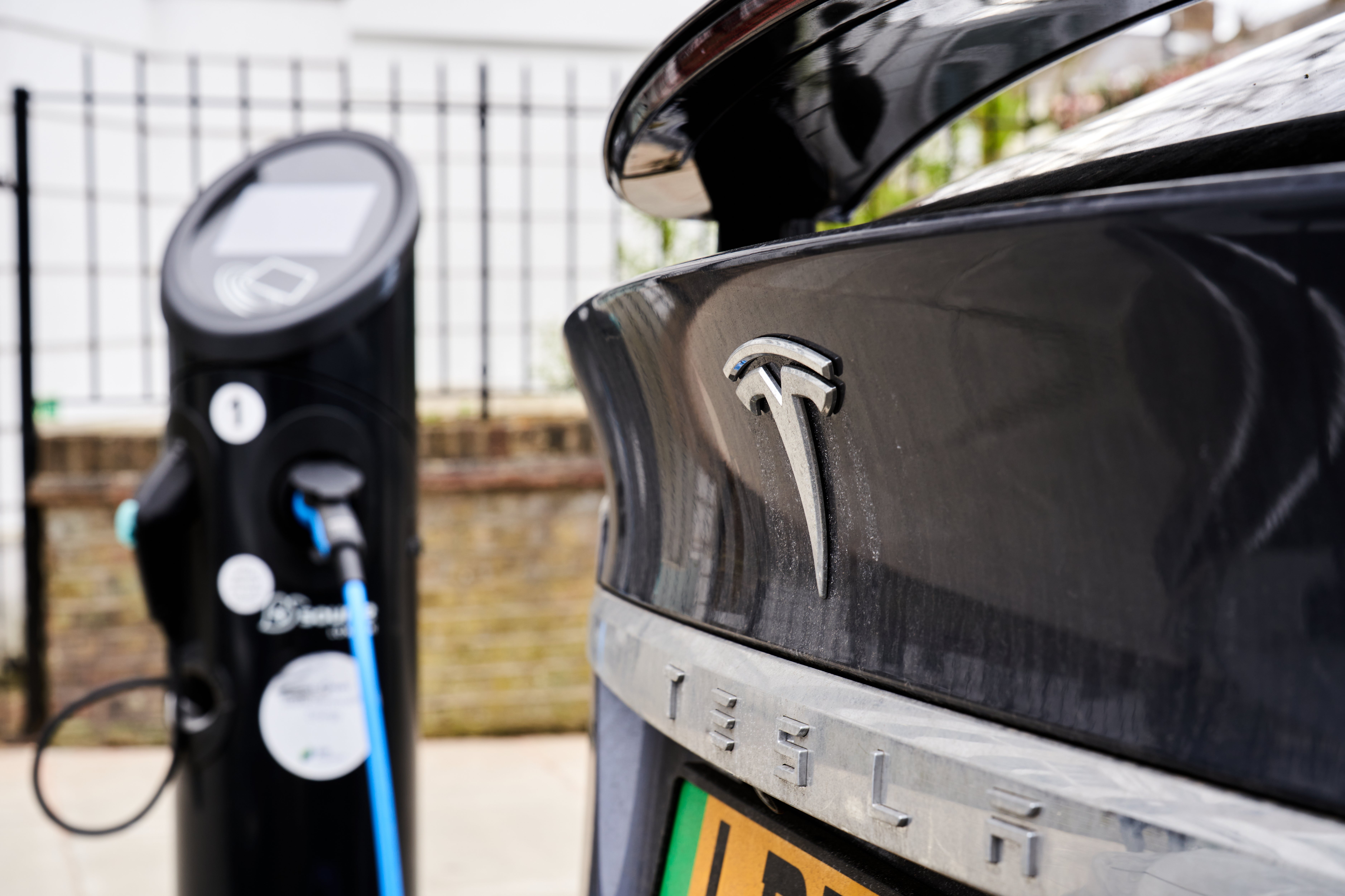 Since March, passengers in central London have been able to request they are picked up by a fully electric car (John Walton/PA)