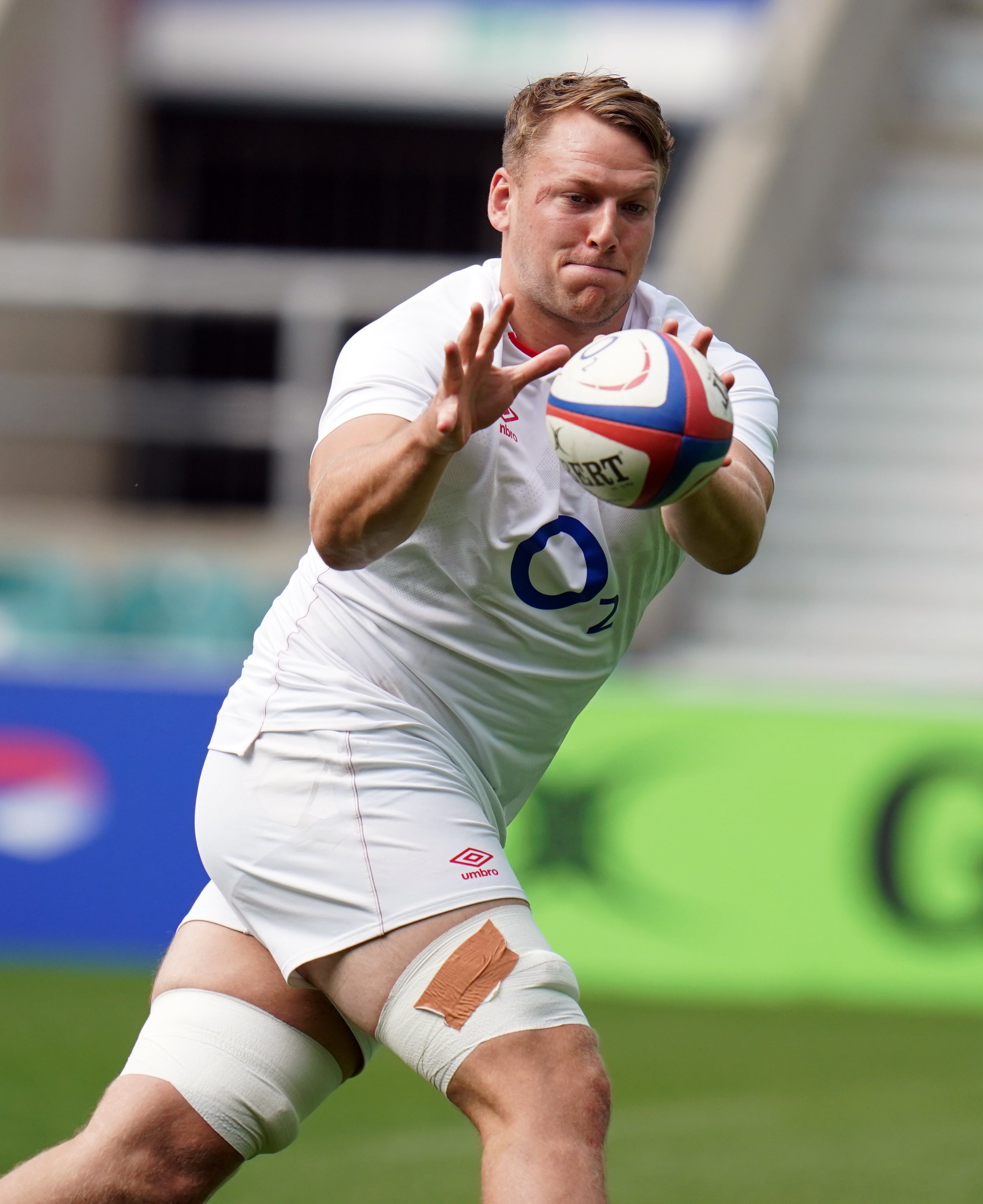 Alex Dombrandt is a skilful number eight who is looking to make an impact for England this autumn (Andrew Matthews/PA)