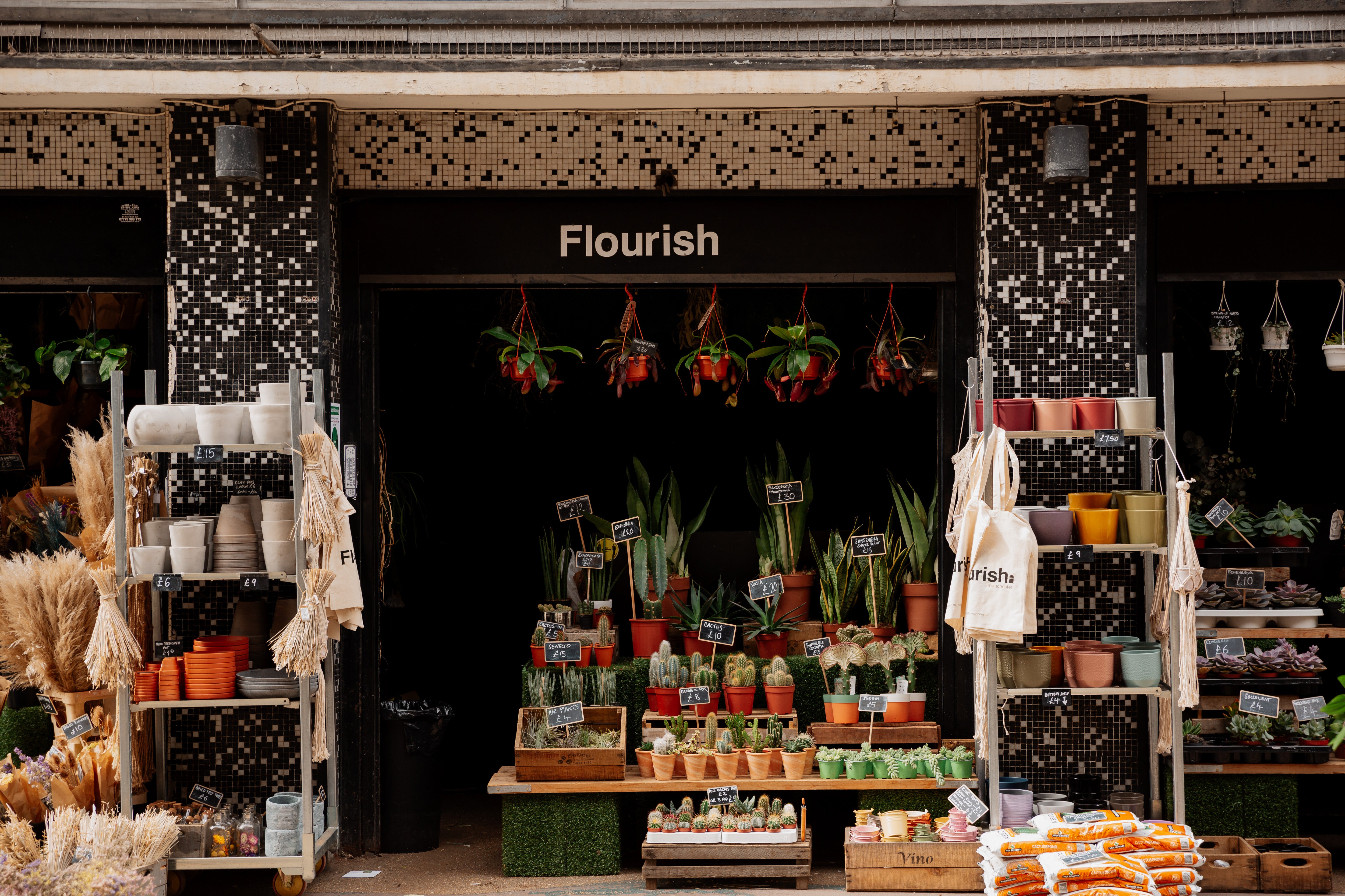 A florist in the Northern Quarter