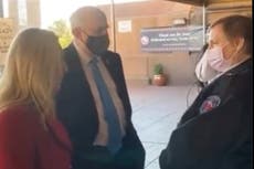Marjorie Taylor Greene and Louis Gohmert try to gain access to jail where Capitol riot suspects are being held