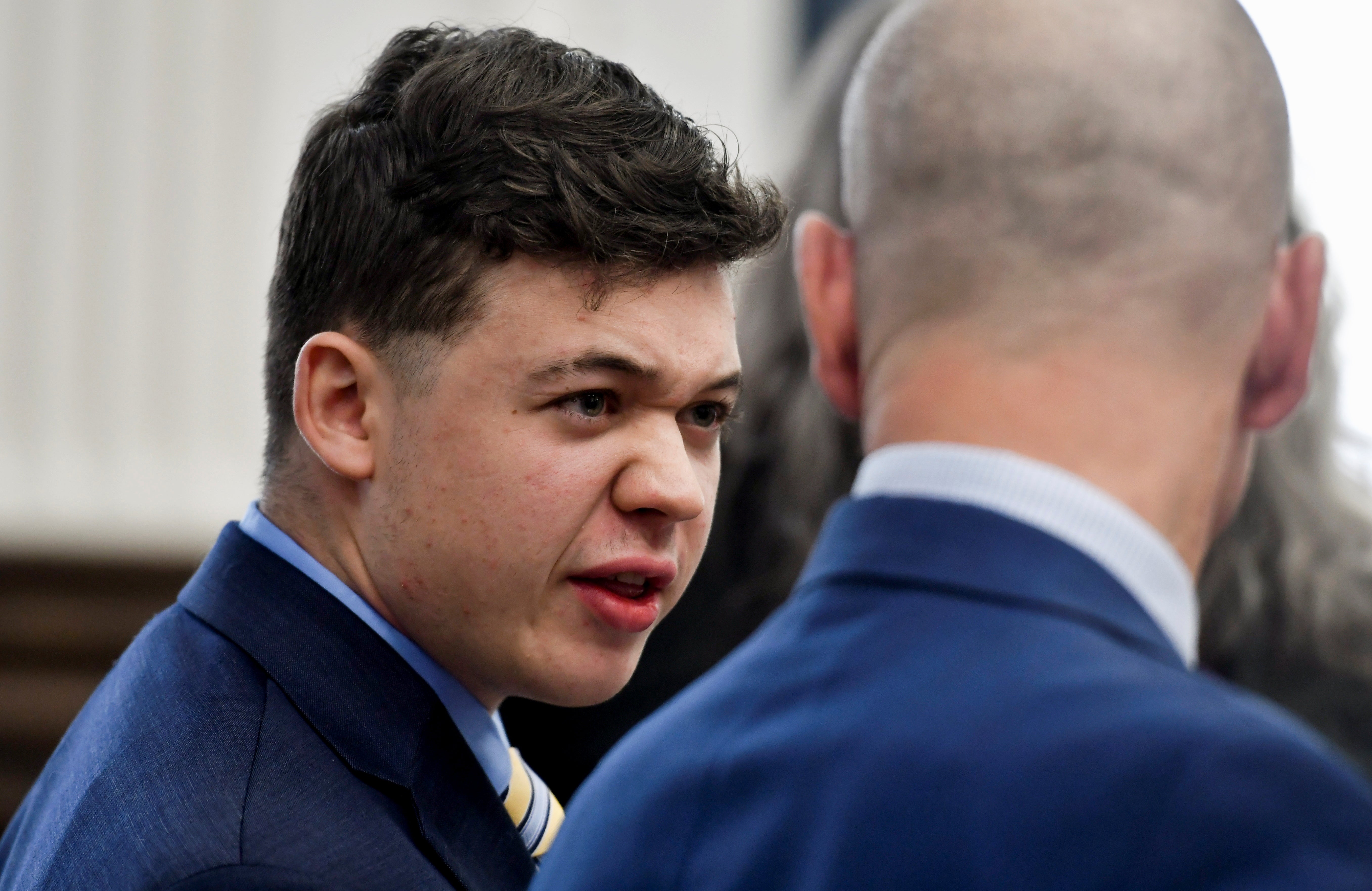 Kyle Rittenhouse trial: Teenager opened fire seconds after someone else shot into the air, court hears