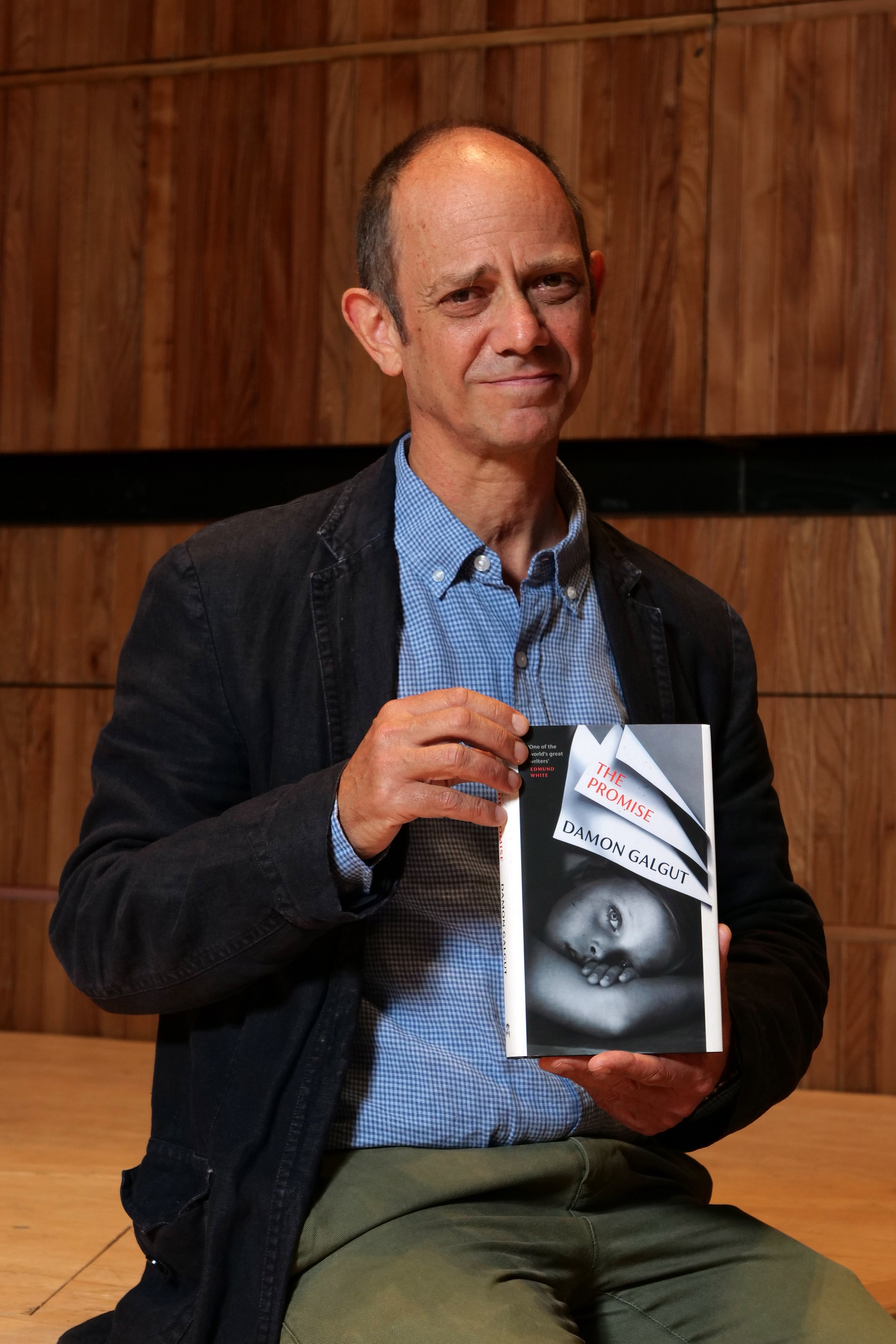 Damon Galgut at the 2021 Booker Prize shortlist readings at the Southbank Centre in London