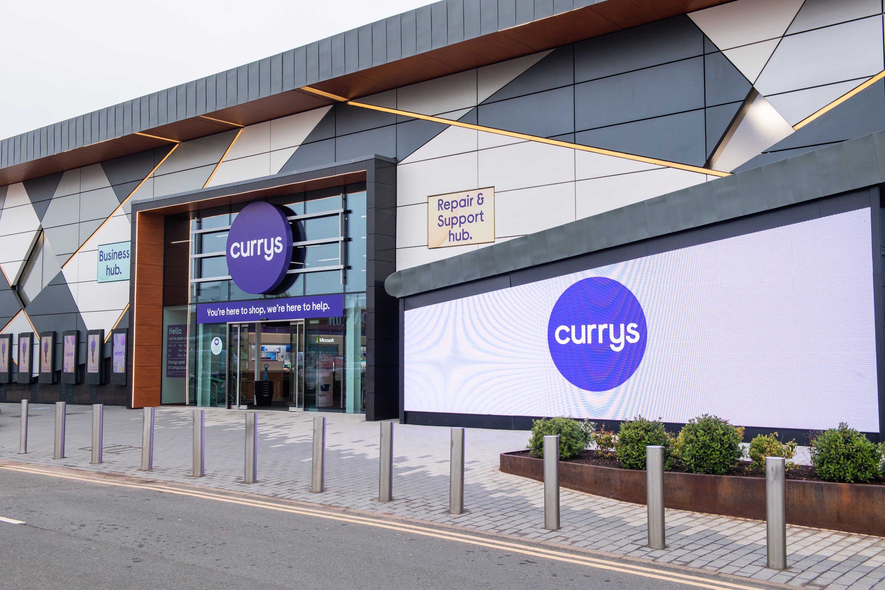 Currys will hand back £75m to shareholders in a share buyback programme (Currys/PA)