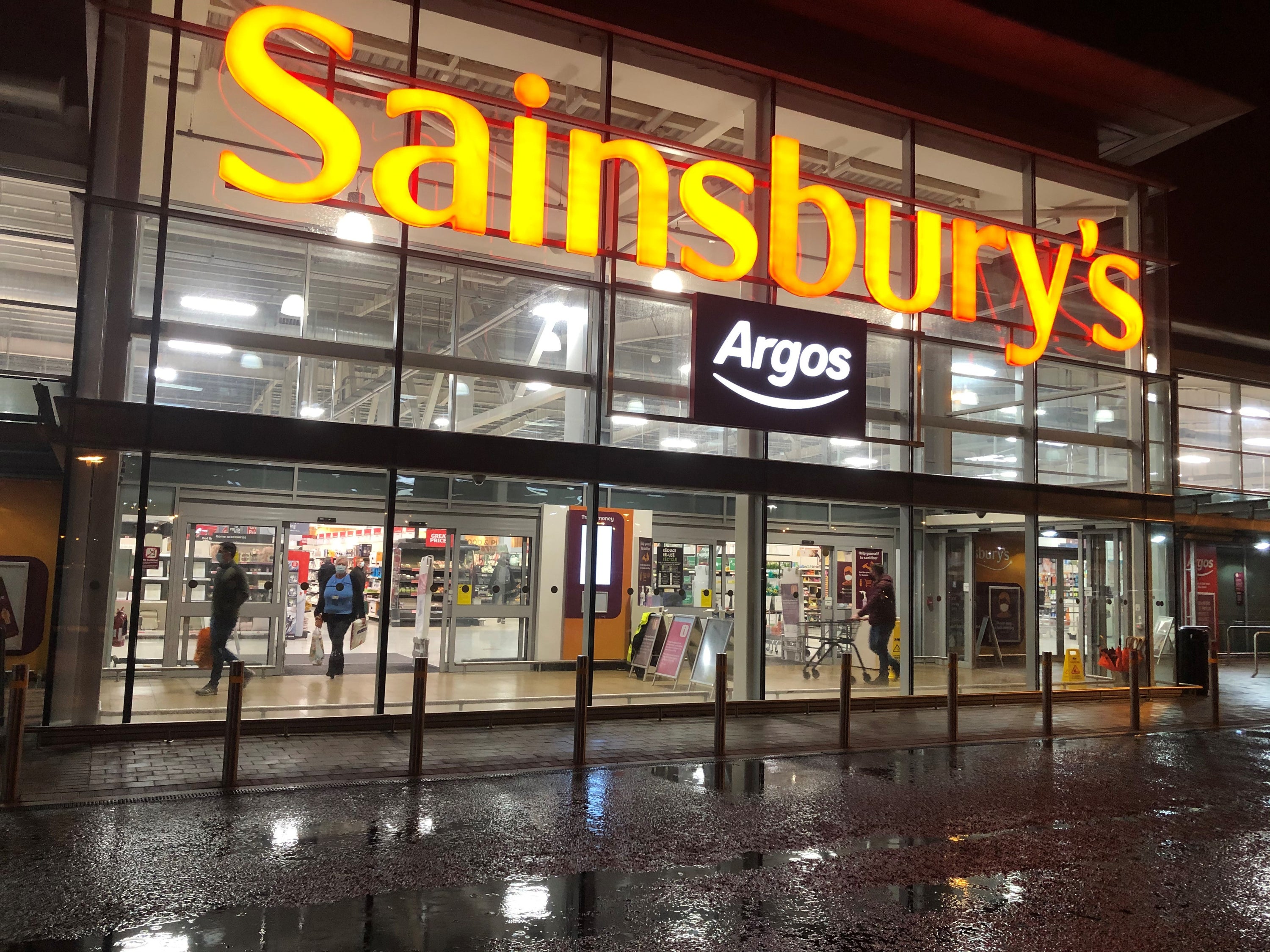 Sainsbury’s has revealed a jump in half-year profits (PA)