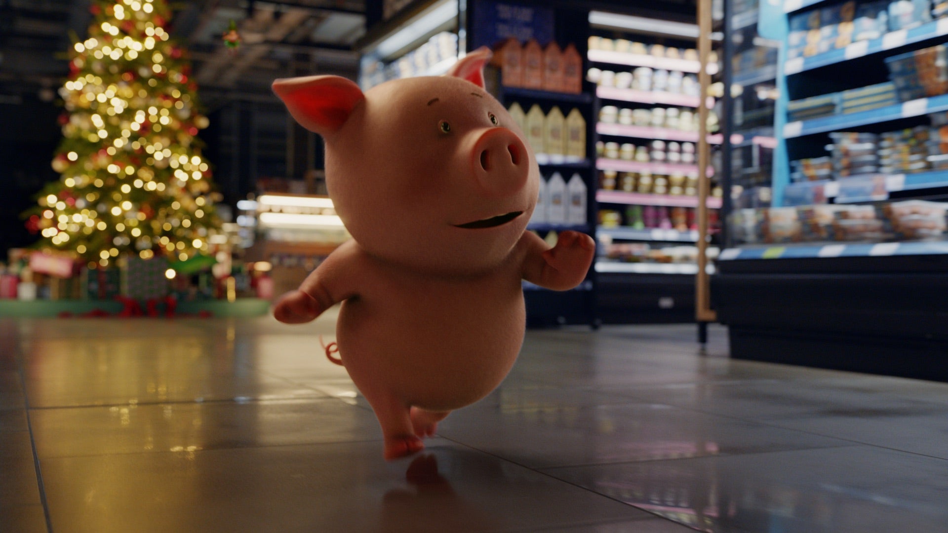 Percy Pig appears in supermarket’s new Christmas advert