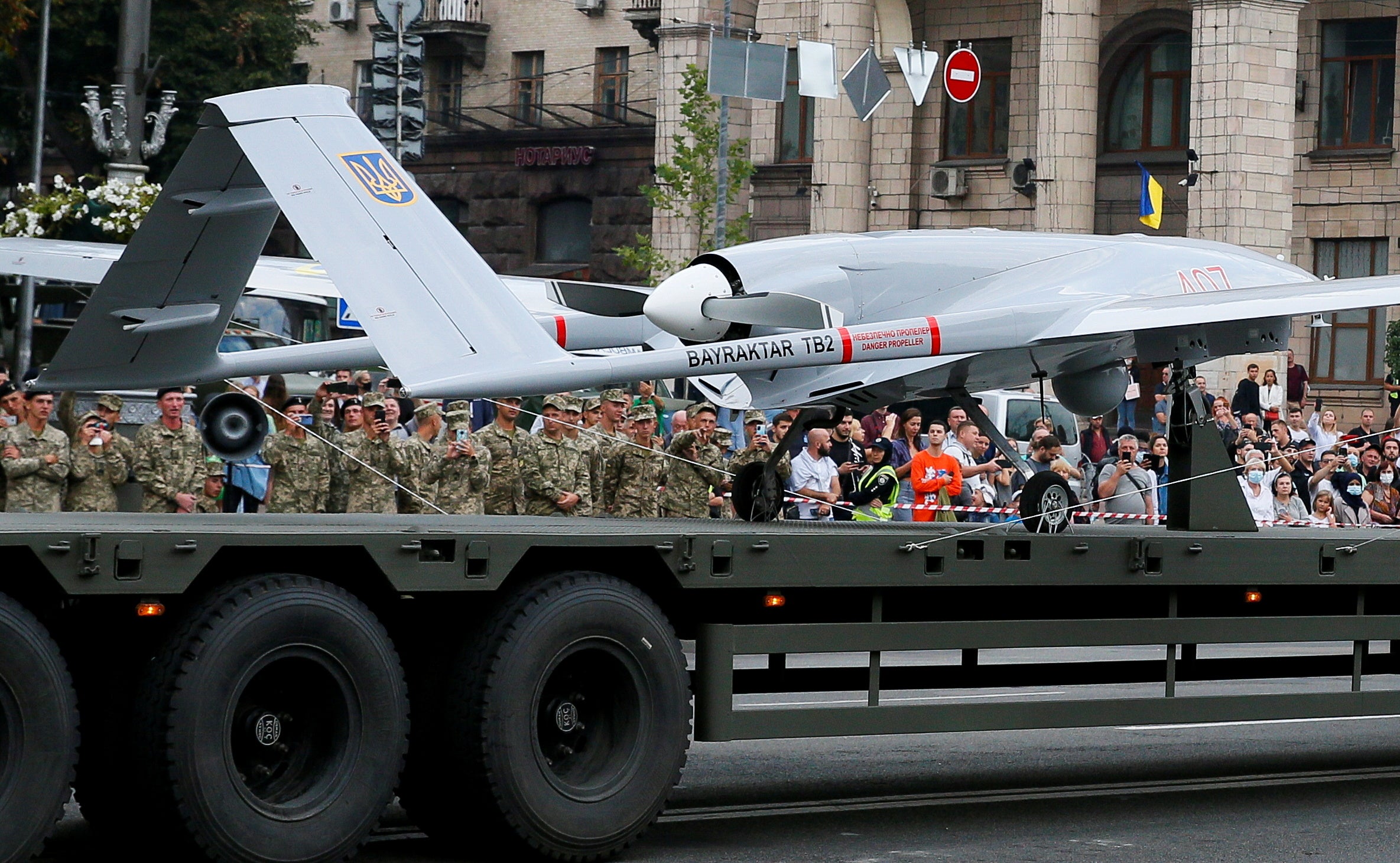 A Bayraktar drone