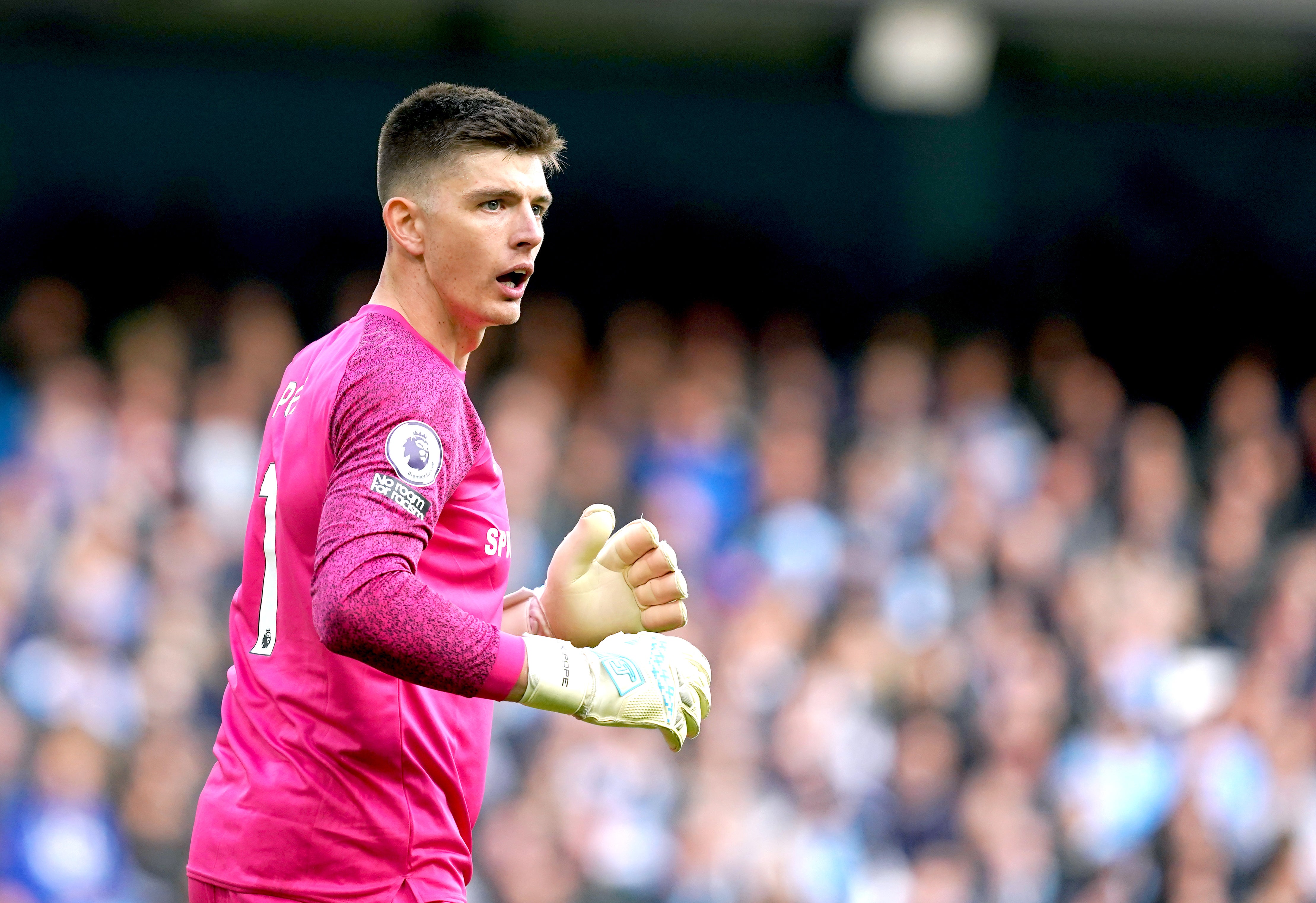 Burnley’s Nick Pope has made seven appearances for England (Martin Rickett/PA).