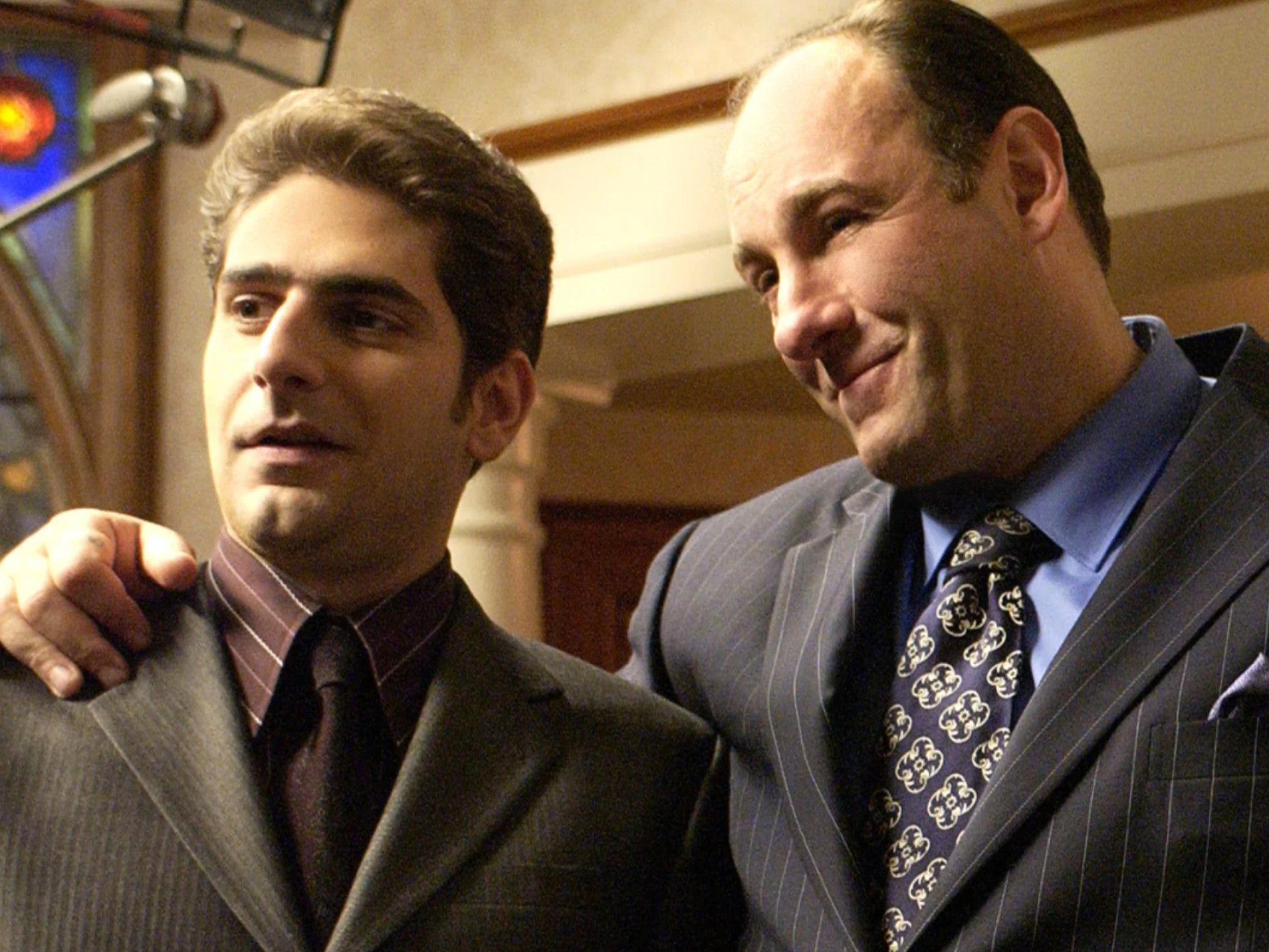 Michael Imperioli and James Gandolfini