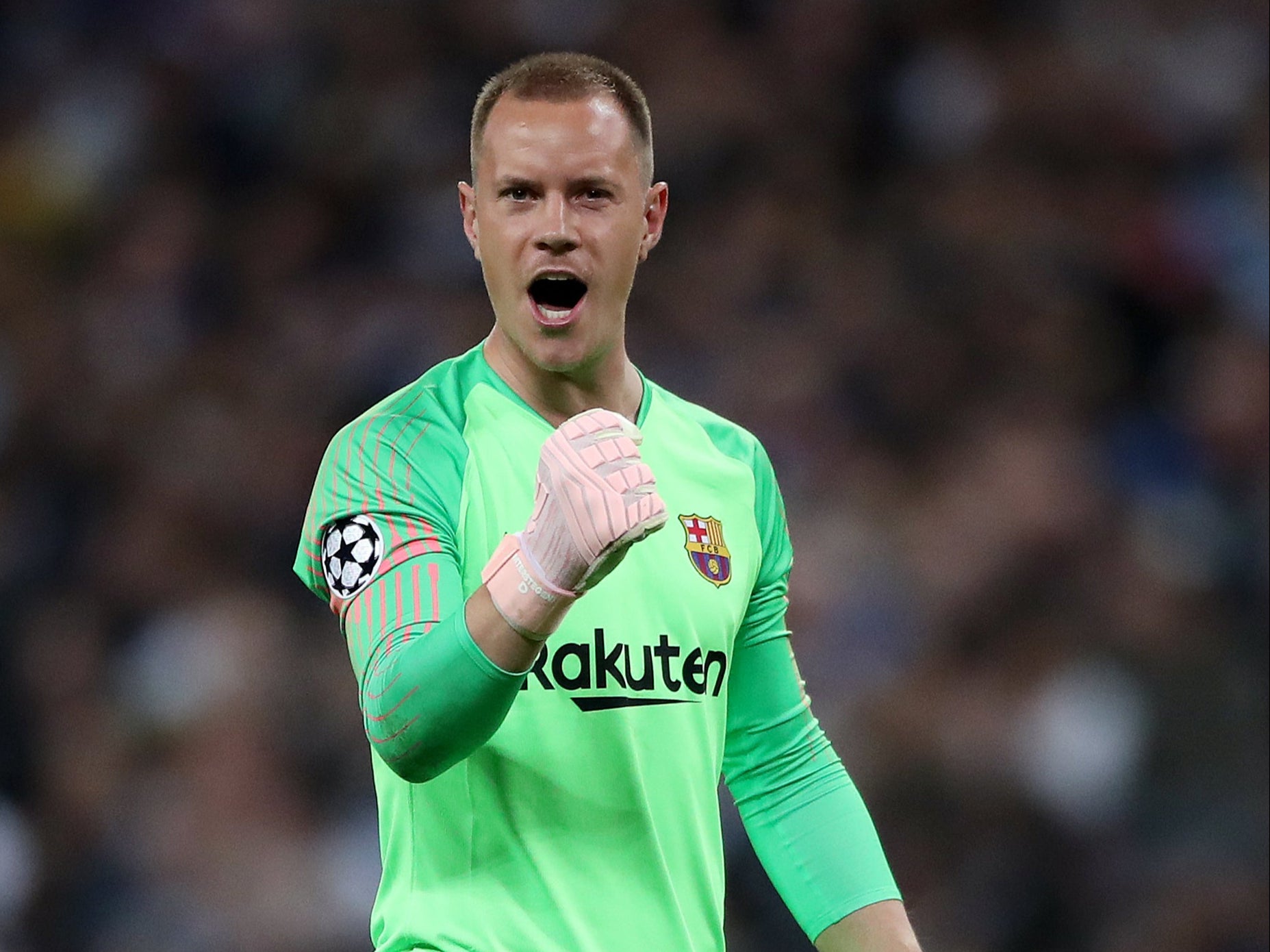 Barcelona goalkeeper Marc-Andre Ter Stegen (Nick Potts/PA)