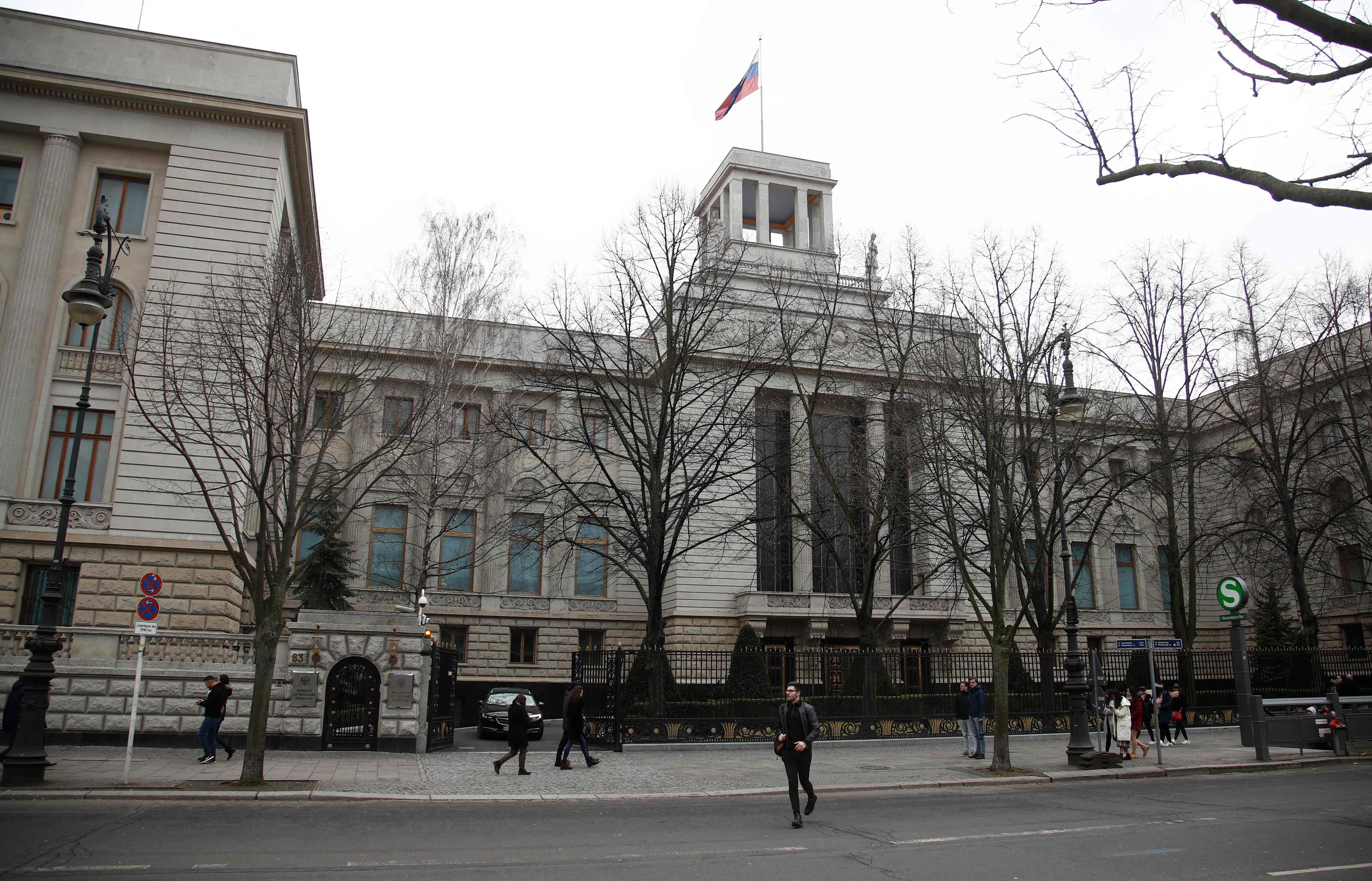 The Russian embassy in Berlin