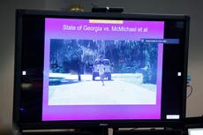 ‘I just effing killed somebody’: Ahmaud Arbery murder trial begins with graphic video of crime scene