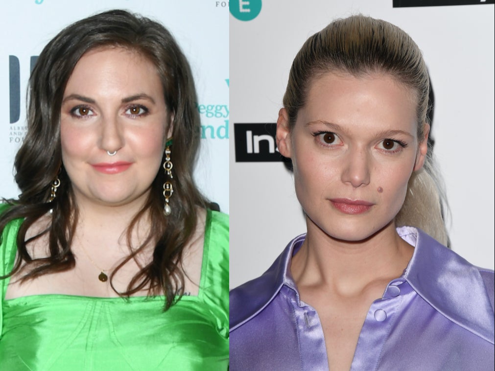 Lena Dunham (left) has paid tribute to fashion designer Federica Cavenati (right)