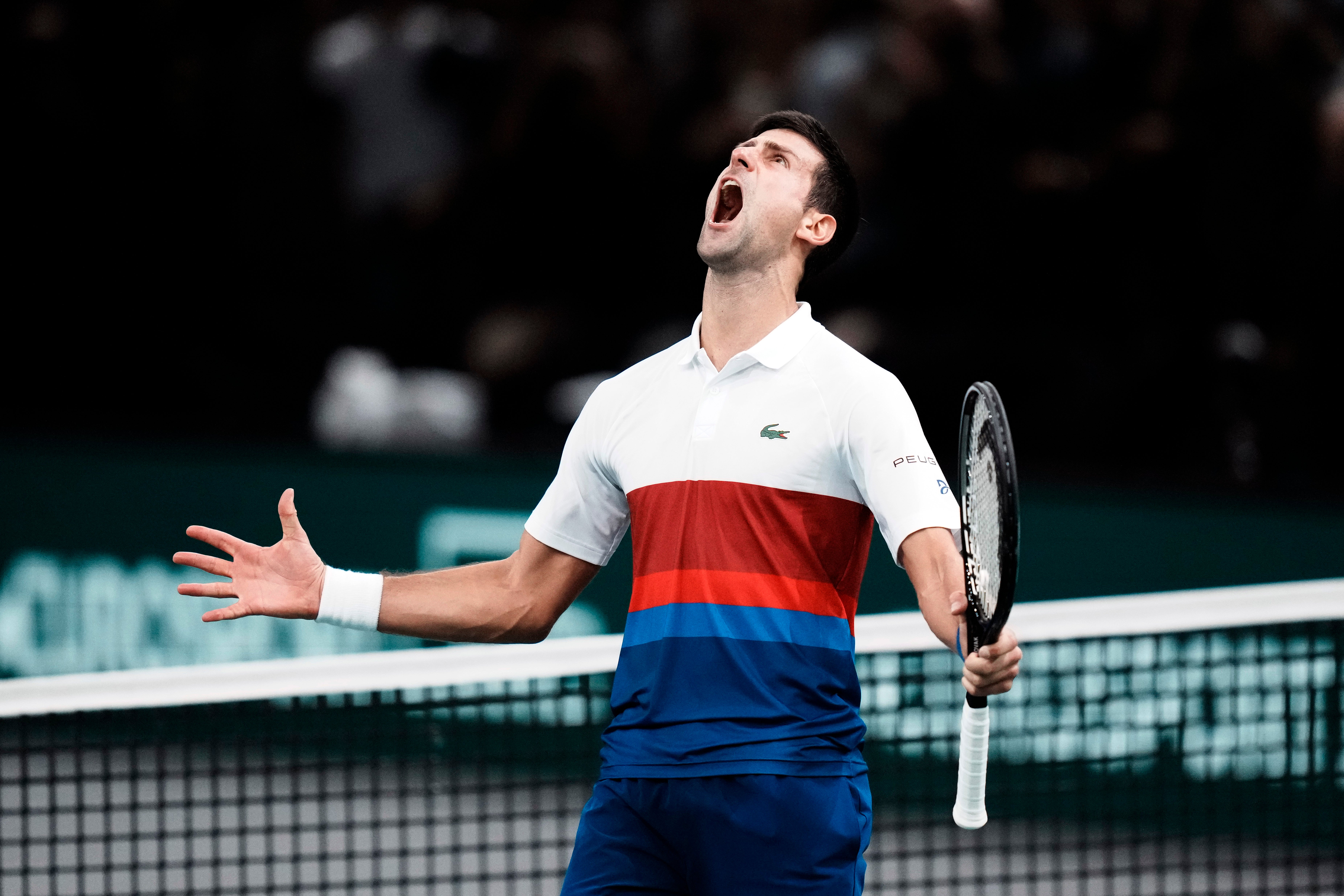 Novak Djokovic won again in Paris