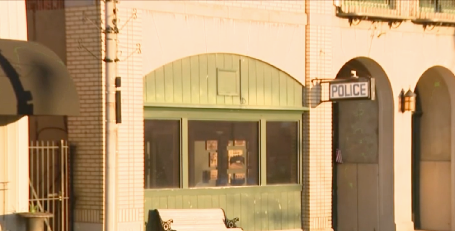 The police station in Catskill, New York.