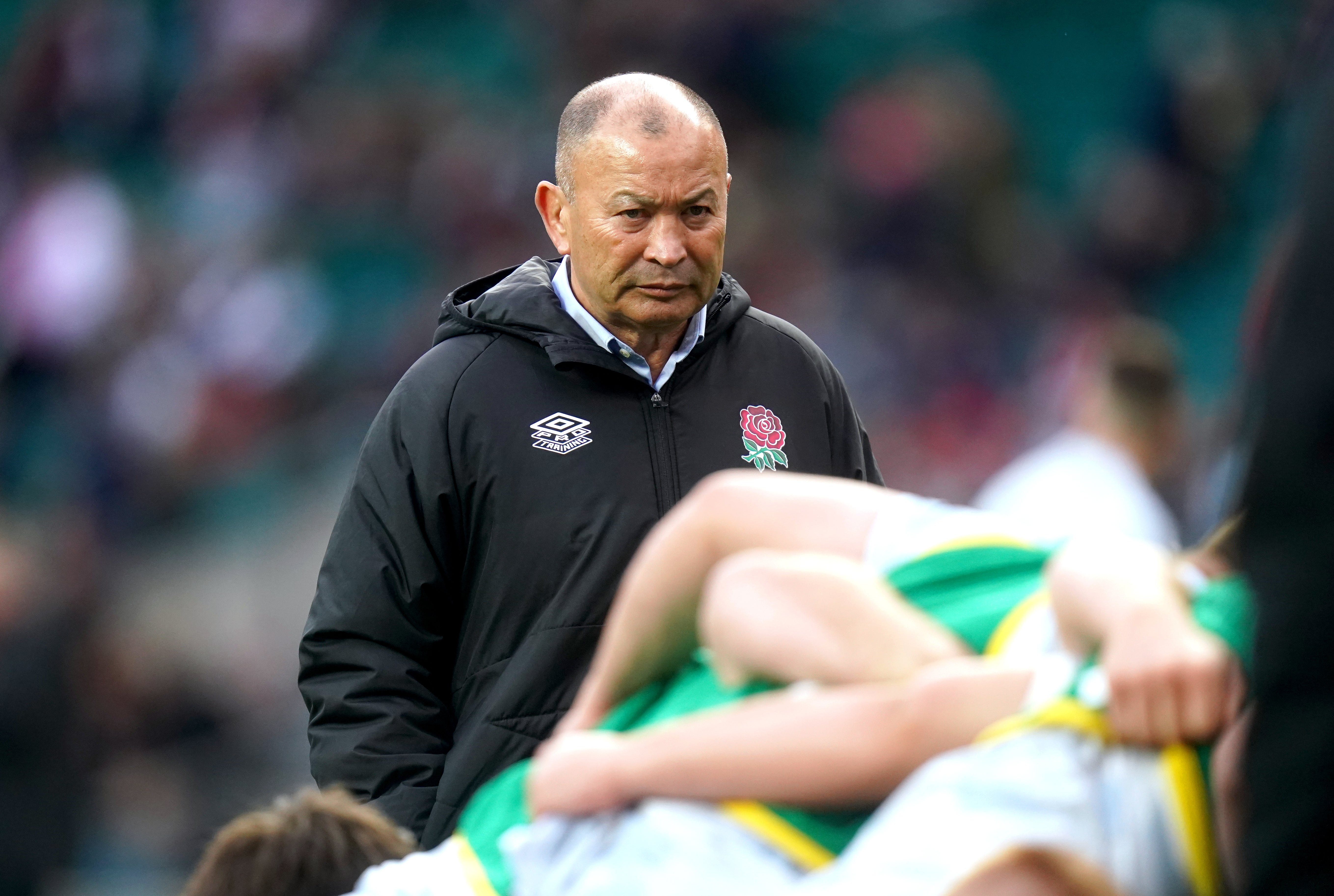 Eddie Jones is awaiting further guidance (Adam Davy/PA)