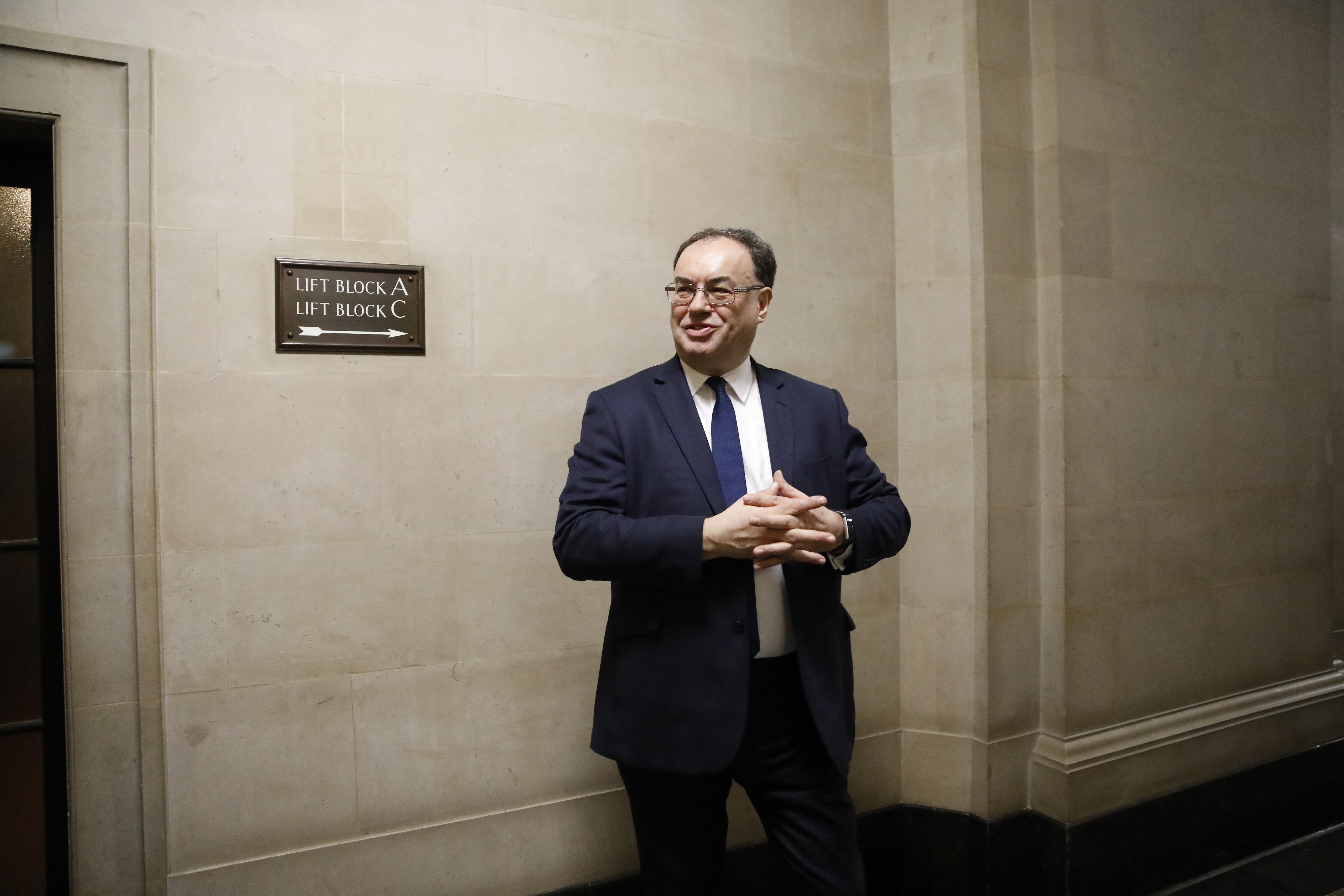 Andrew Bailey on his first day as governor of the Bank of England