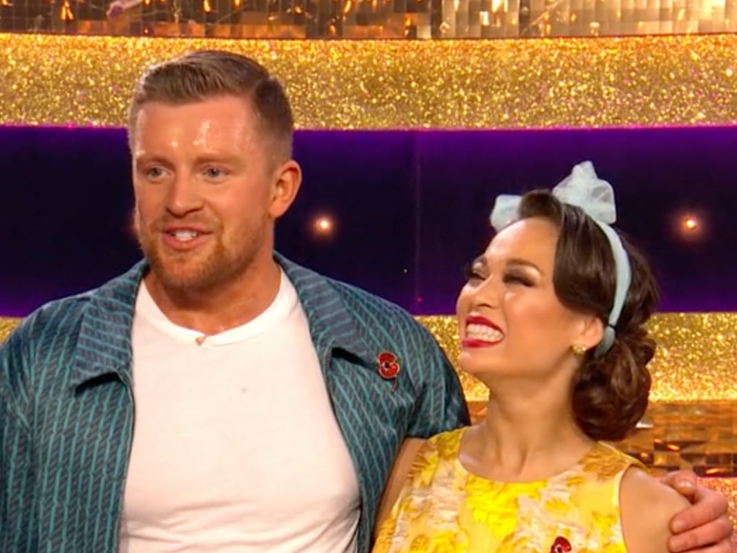 Adam Peaty and Katya Jones have been eliminated from ‘Strictly Come Dancing’