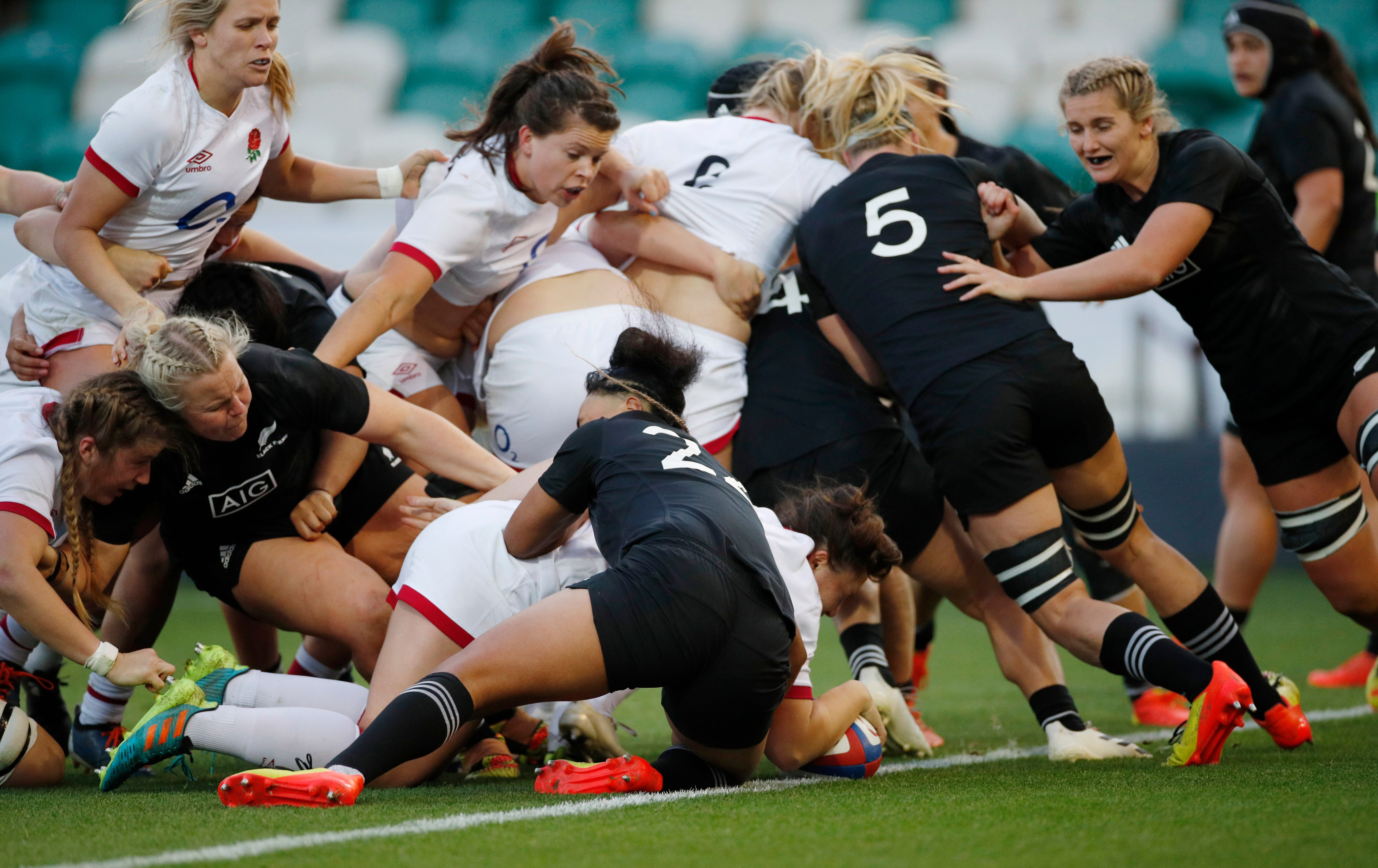 Amy Cokayne has twice scored hat-tricks against New Zealand