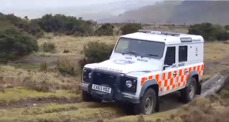 The South and Mid Wales Cave Rescue Team are involved in the rescue operation