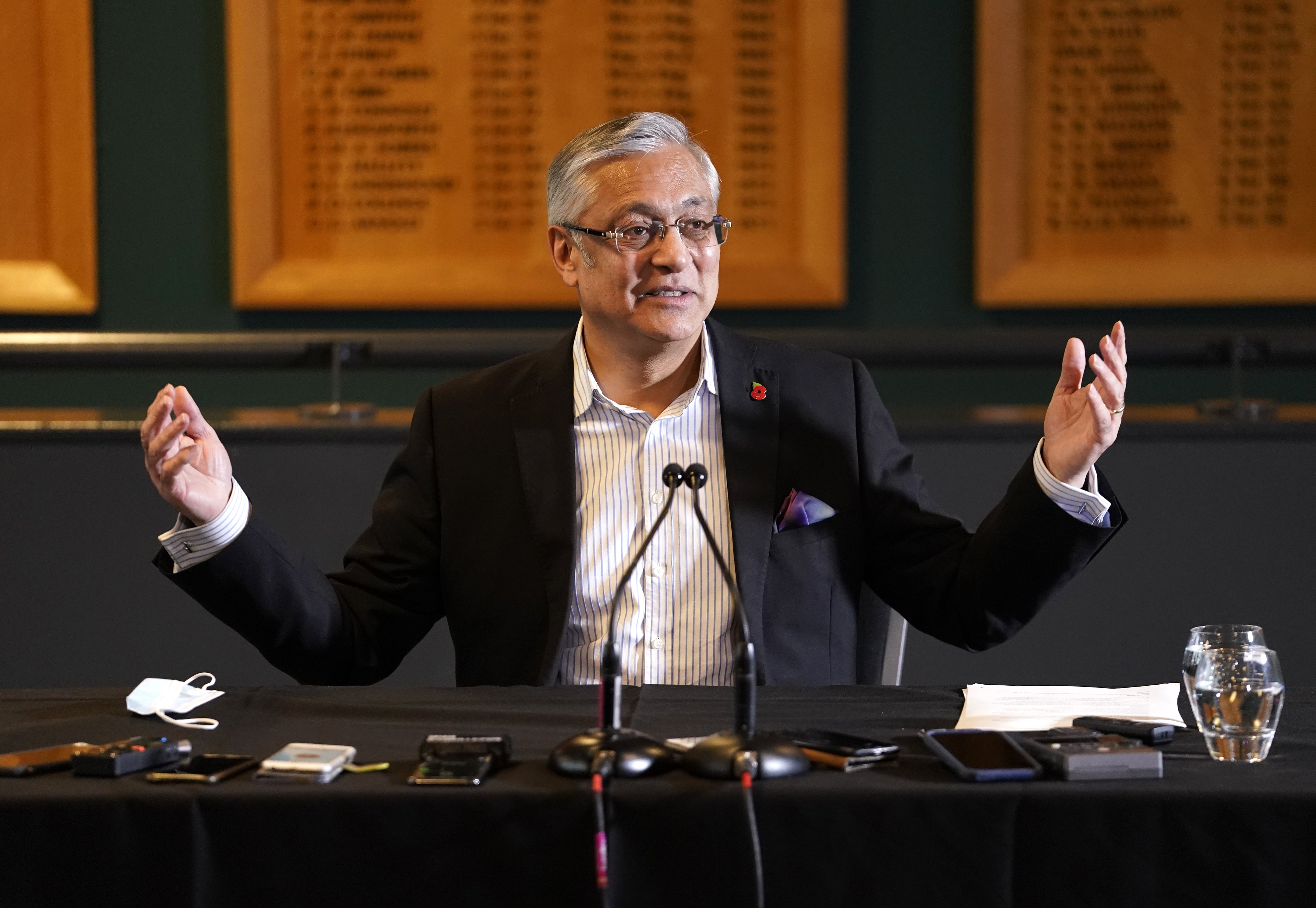 The club’s new chair addressed the ongoing racism crisis during a press conference at Headingley