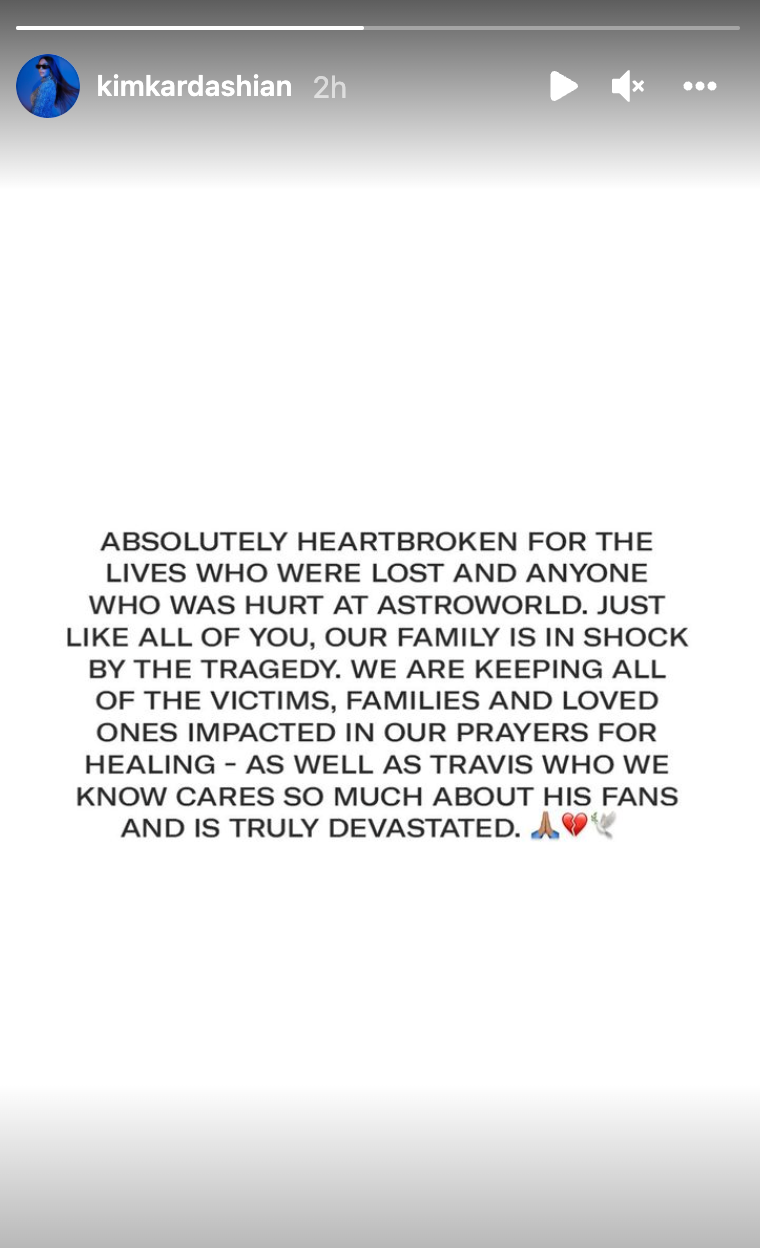 Kim Kardashian pays tribute to Astroworld victims