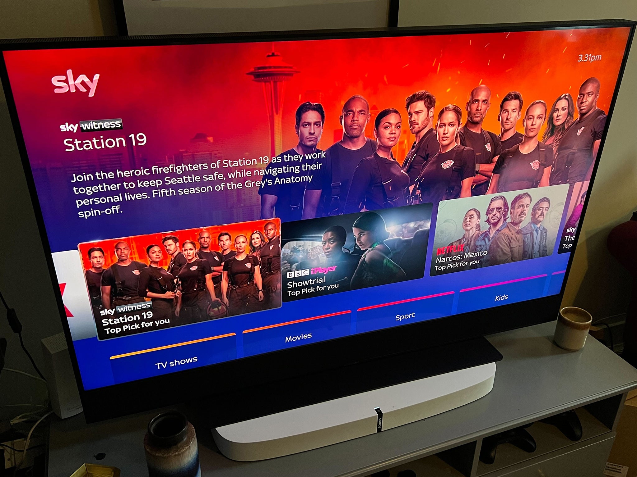 Sky Glass TVs are pretty hefty, with the largest option weighing 35kg