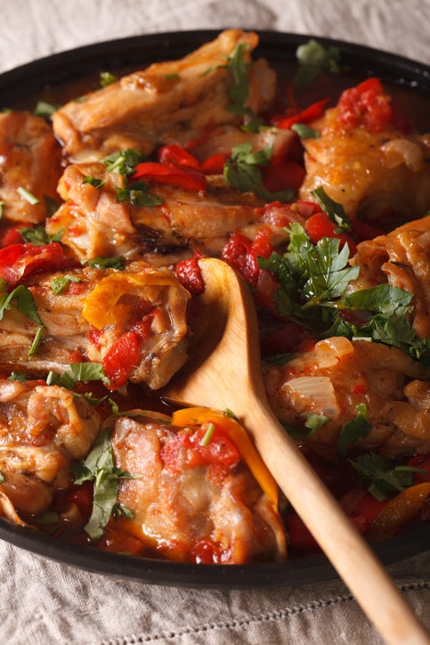 A relatively speedy traybake dinner