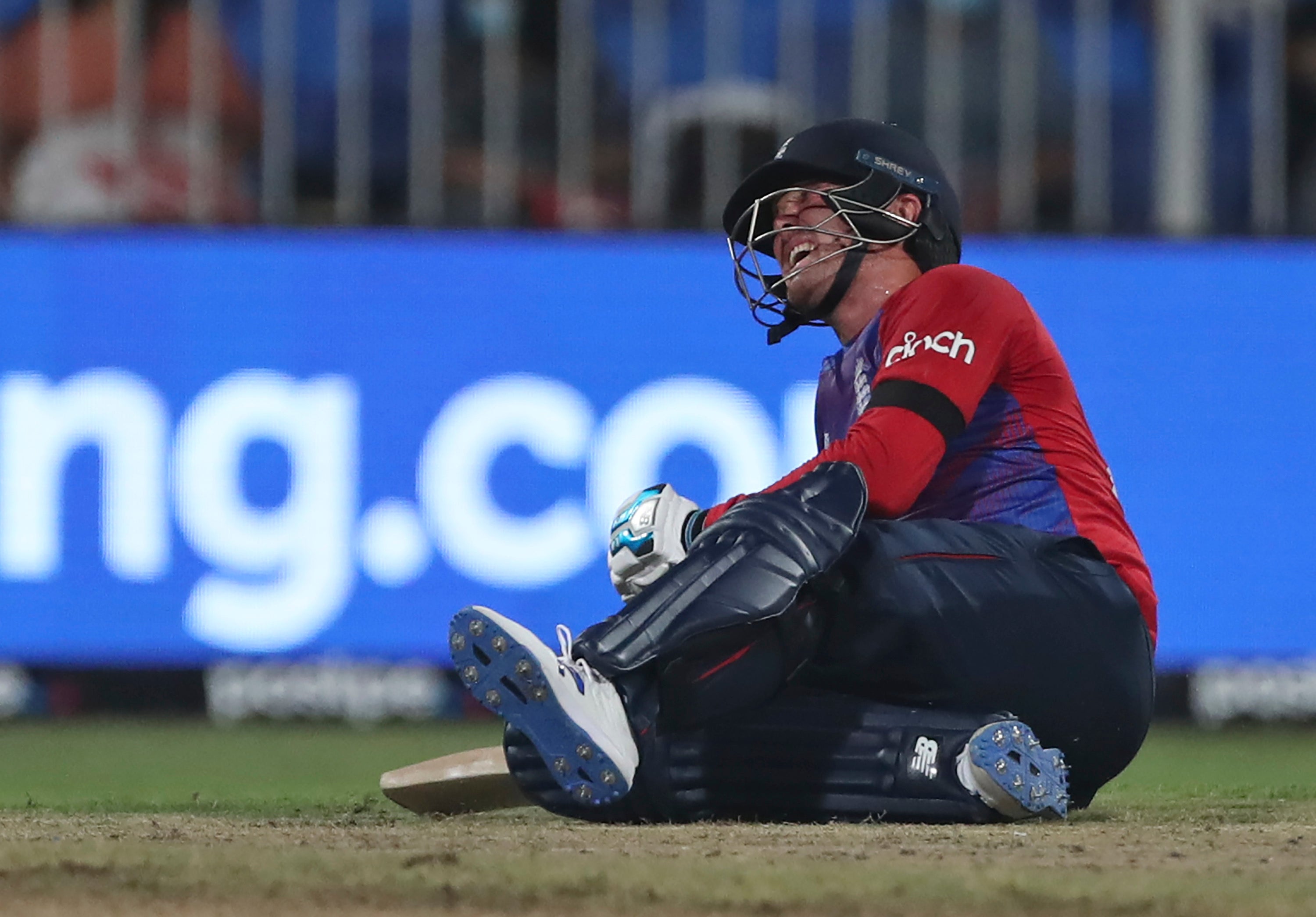 Jason Roy’s tournament has been ended by a torn left calf (Aijaz Rahi/AP)