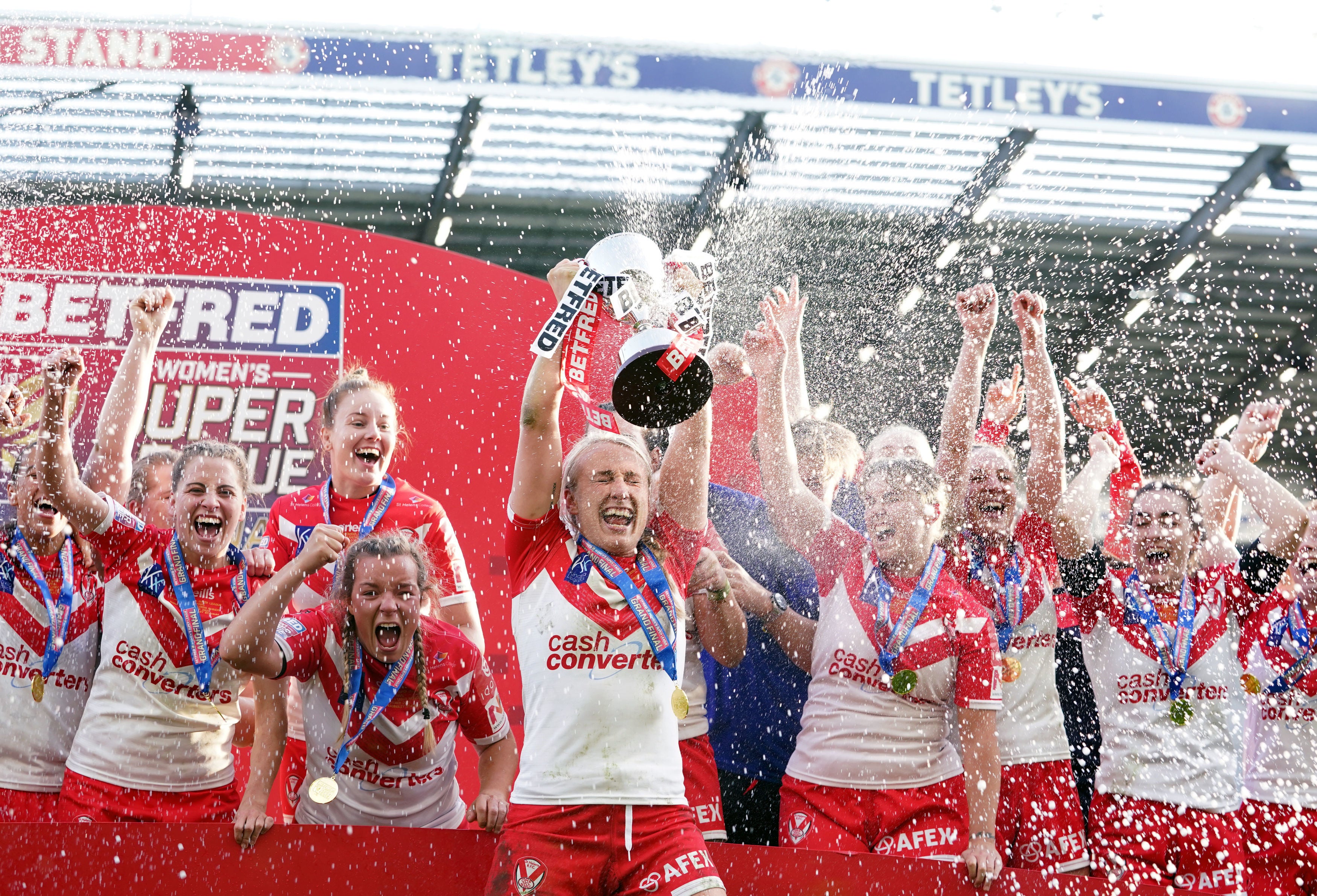 Jodie Cunningham led Saints to the Super League title this season