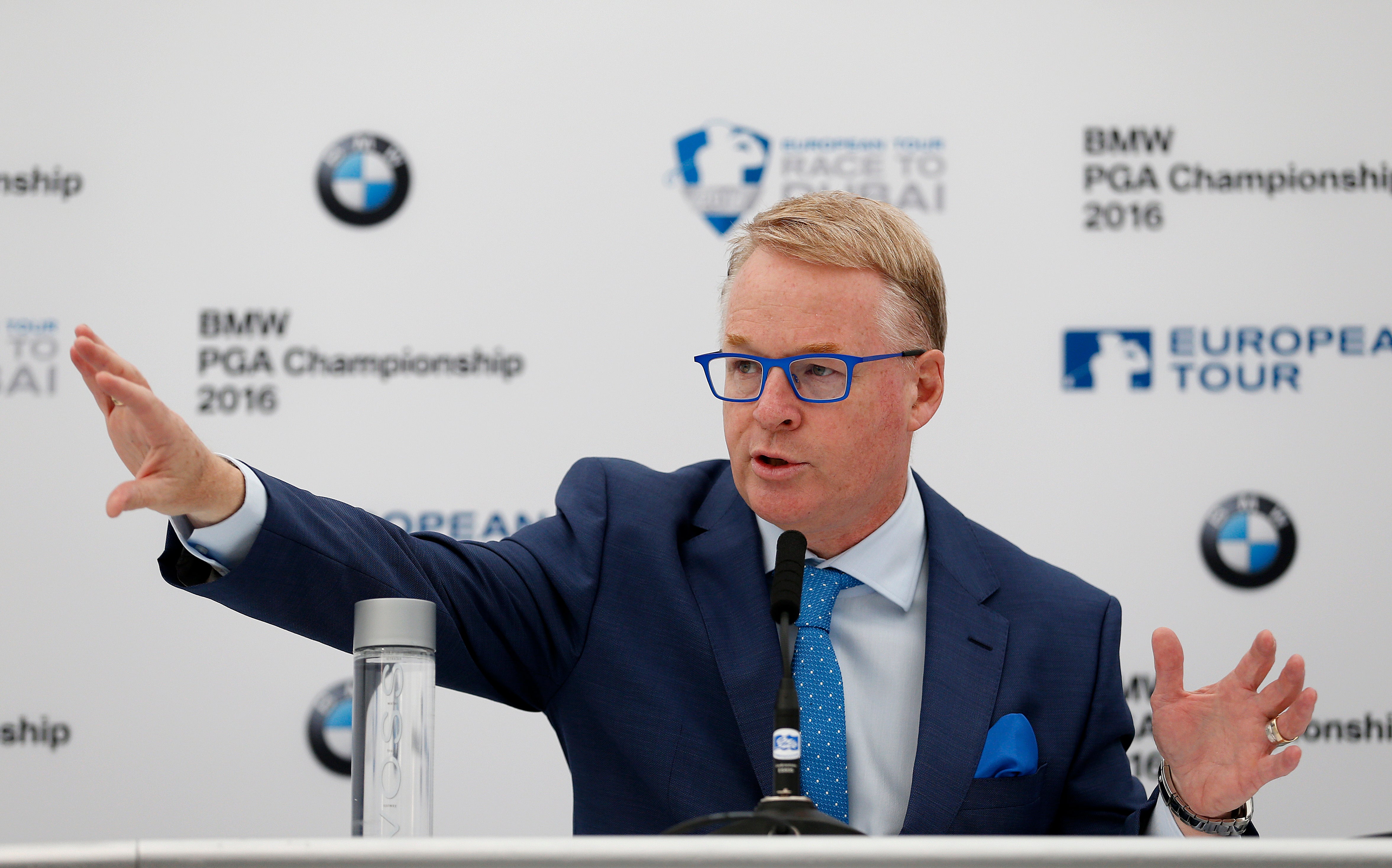 Chief executive Keith Pelley insists the European Tour name is not disappearing despite now being the DP World Tour (Steve Paston/PA)