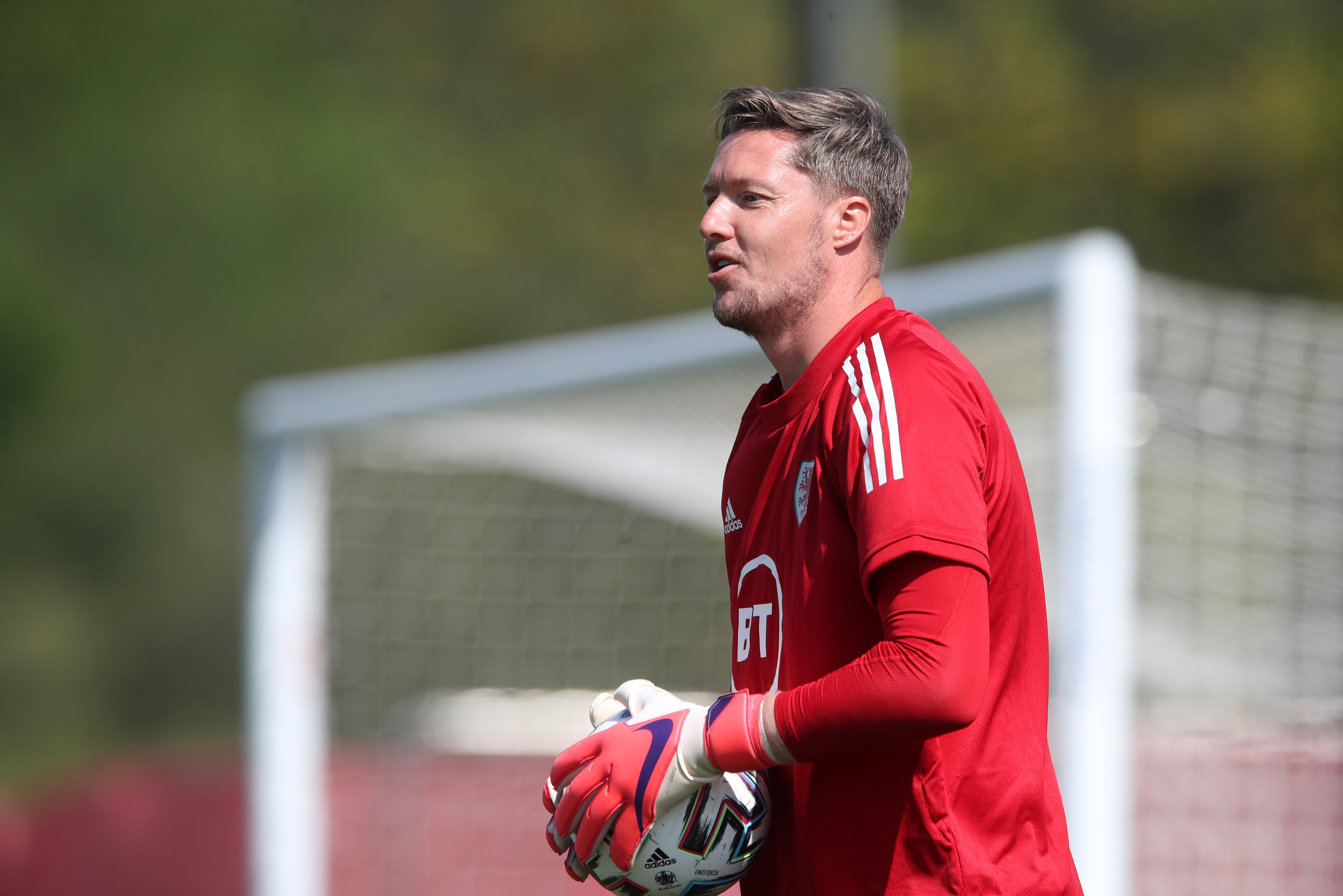 Goalkeeper Wayne Hennessey is three games away from winning 100 caps for his country (Nick Potts/PA)