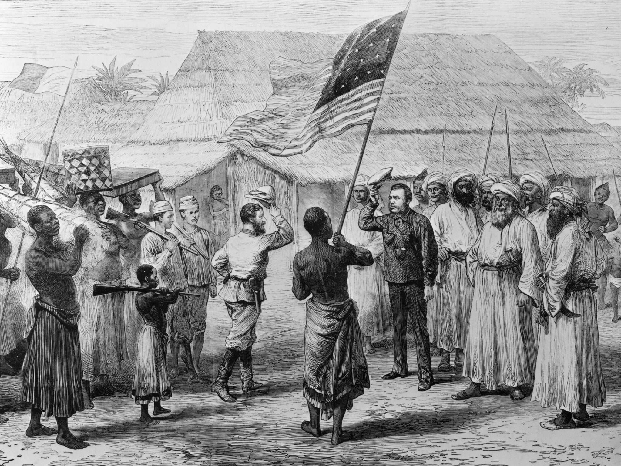 Nothing personal: an artist’s impression of Henry Stanley meeting David Livingstone near Lake Tanganyika