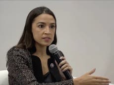 AOC tells COP26 'the US is back' but must act to regain its authority on climate issues