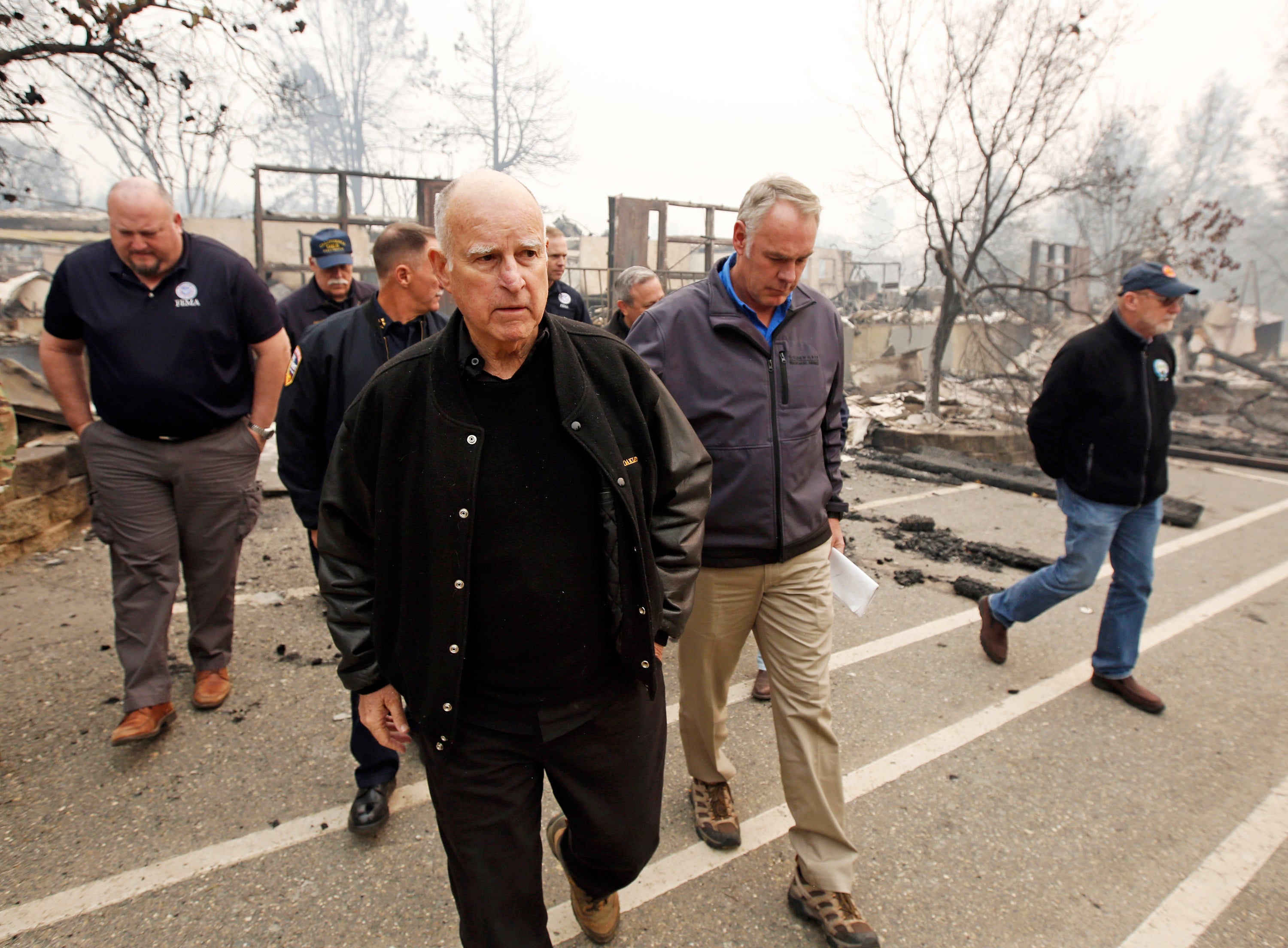 California Wildfires Jerry Brown