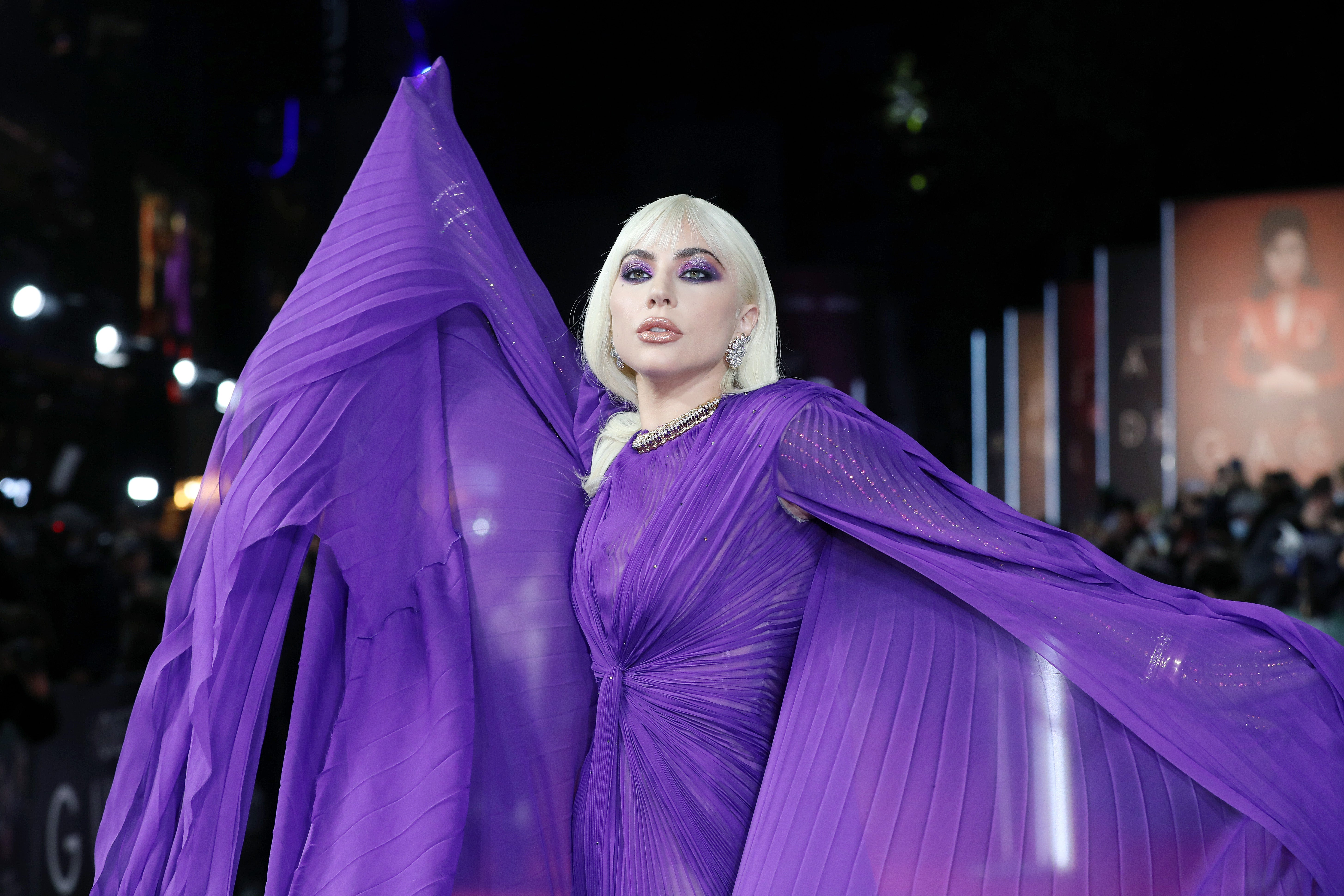 Lady Gaga at the House of Gucci premiere