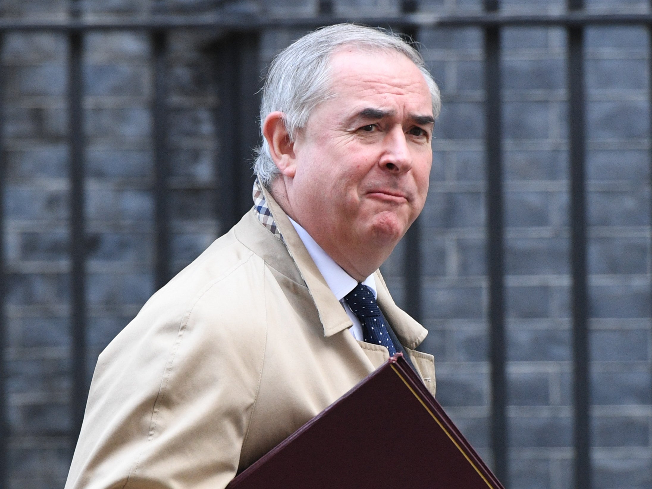 Former attorney general Geoffrey Cox