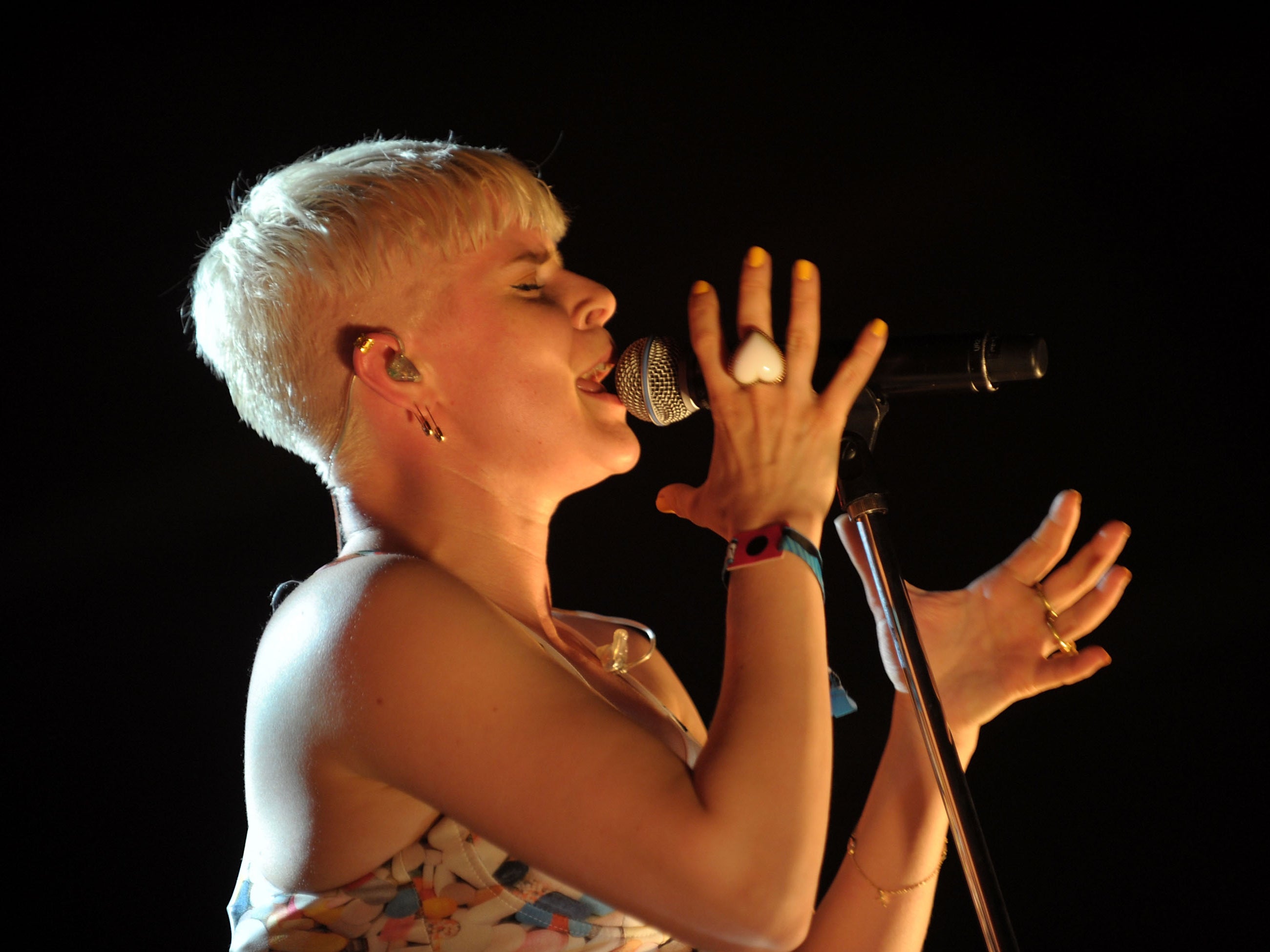 Queen of Scandipop: Robyn performing in Indio, California, 2011