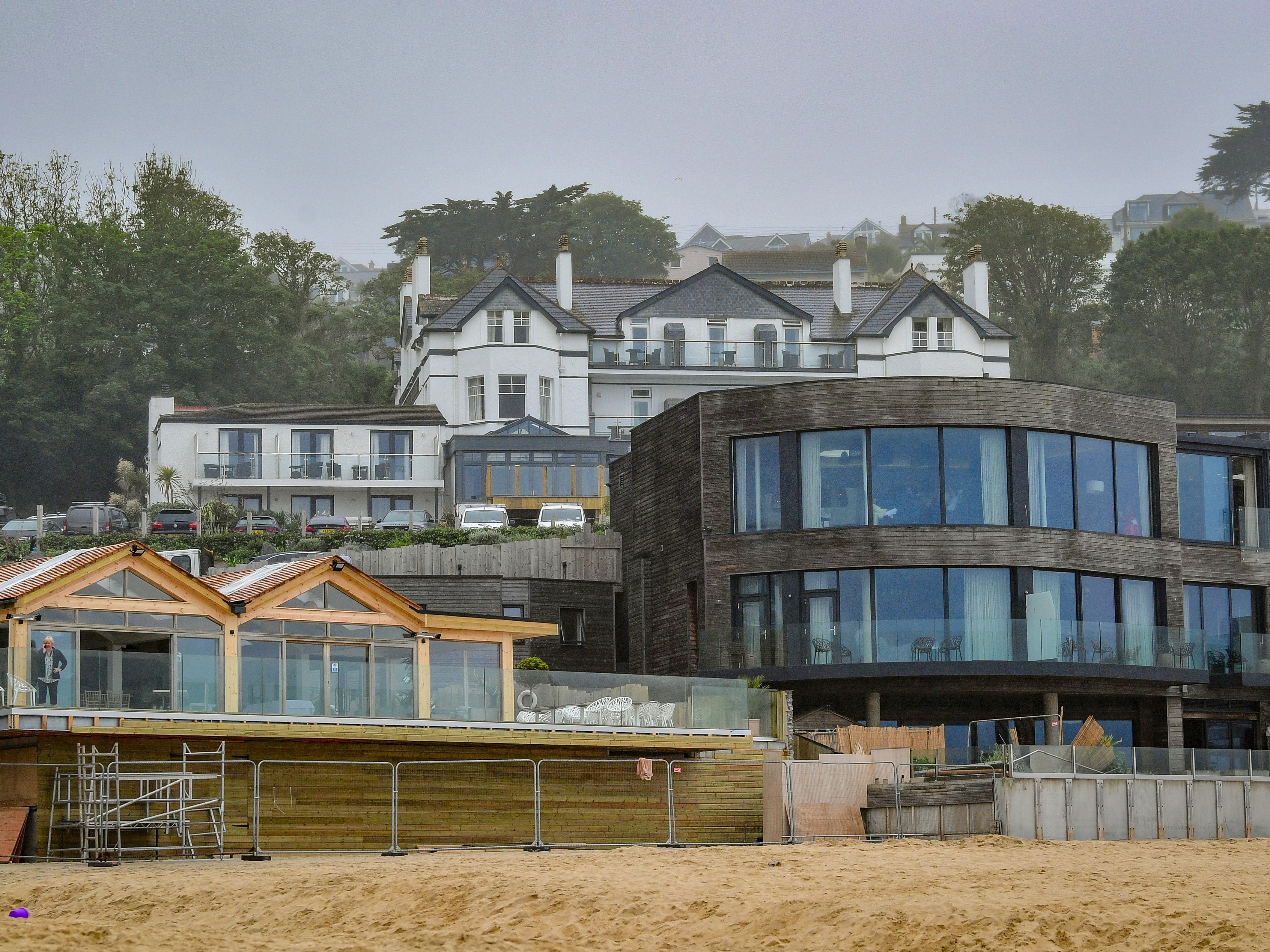 Preparations taking place at the Carbis Bay Hotel ahead of June’s G7 summit