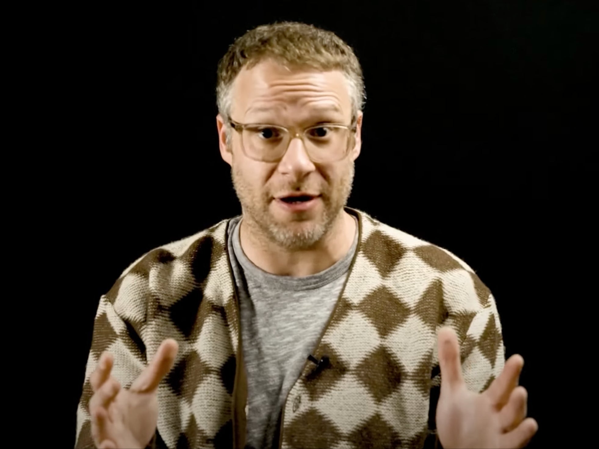 Seth Rogen appears in a video supporting federal cannabis legislation