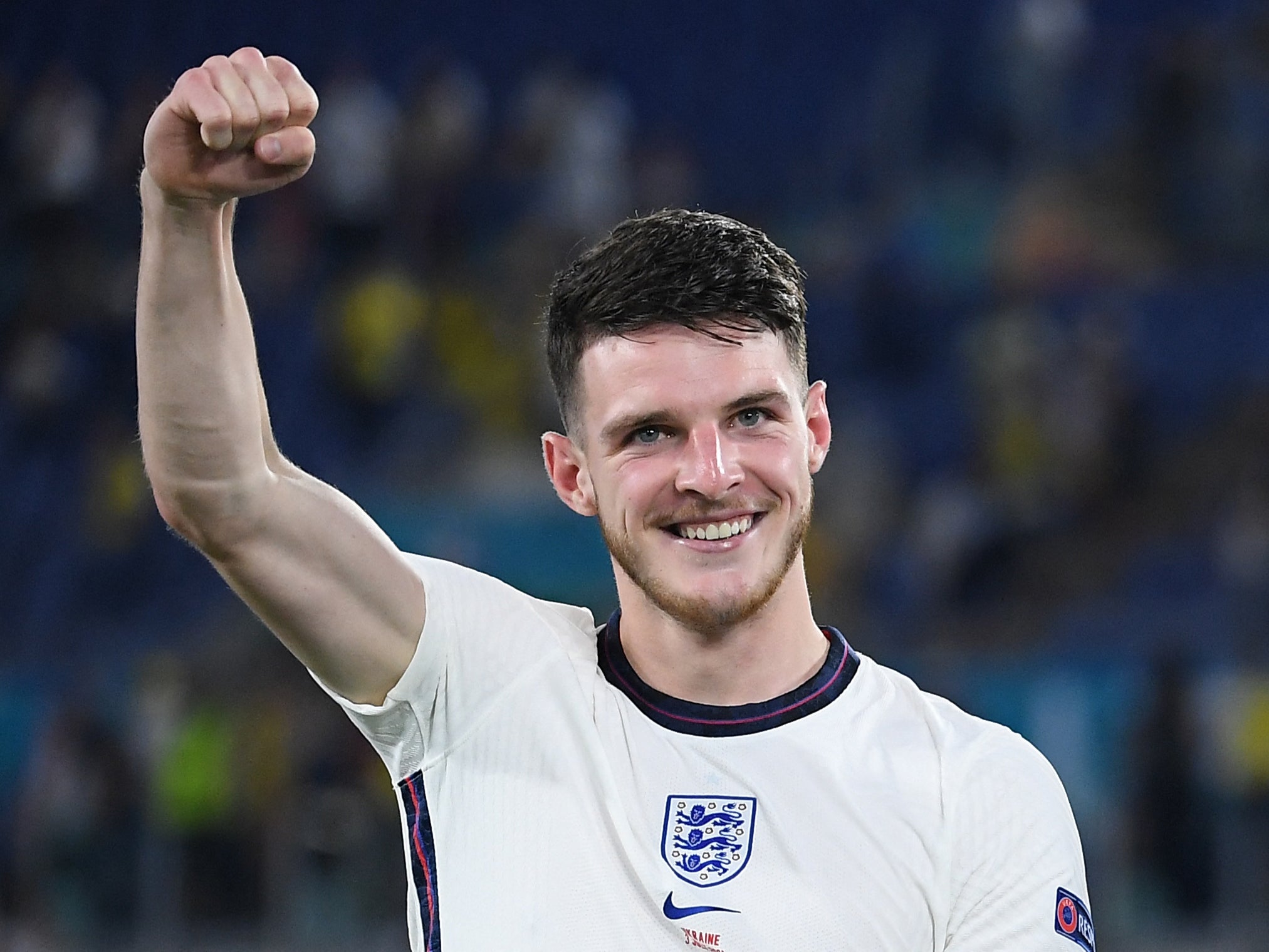 England midfielder Declan Rice