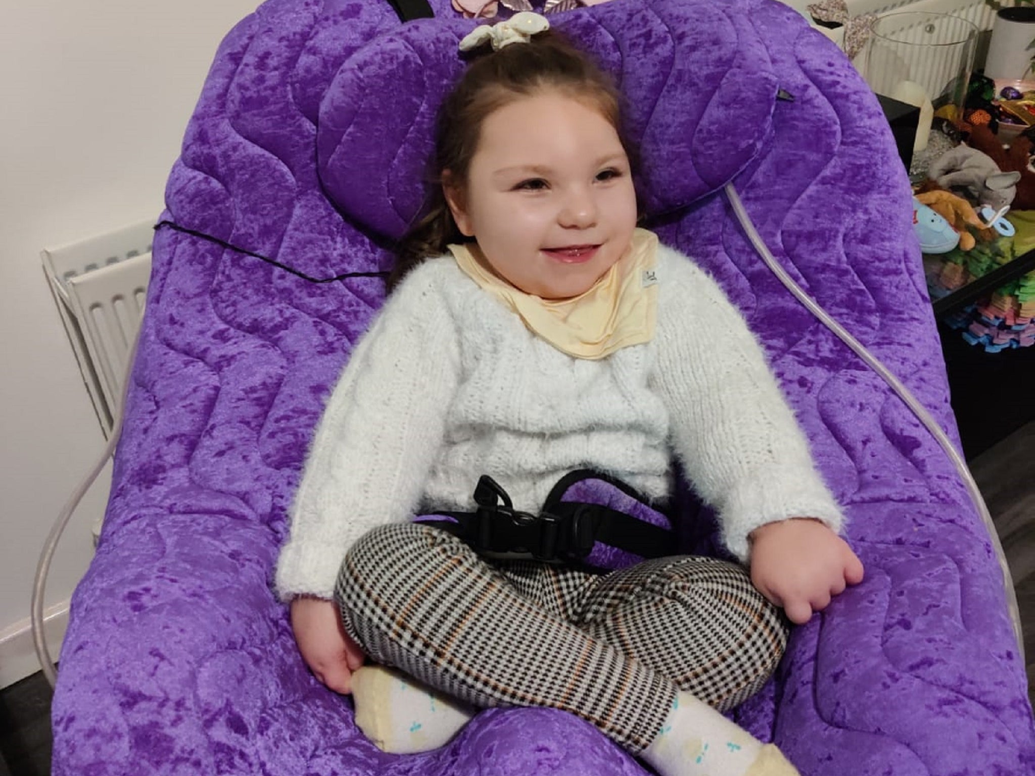 Robin Emerson, whose five-year-old daughter Jorja has severe epilepsy, is calling for the law to be changed to allow GPs to prescribe medical cannabis to UK patients