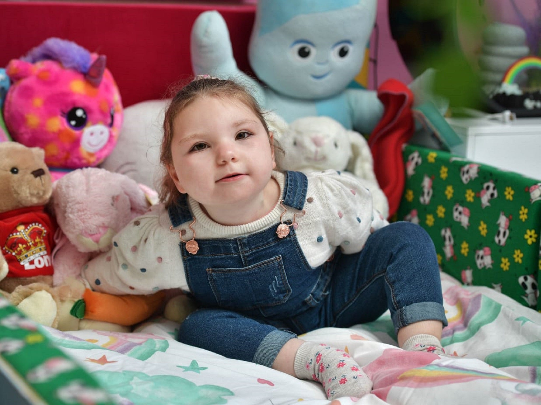 Robin Emerson, whose daughter Jorja (pictured) has severe epilepsy, is calling for the law to be changed to allow GPs to prescribe medical cannabis to UK patients