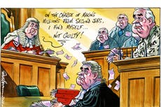 What was Geoffrey Cox doing in the British Virgin Islands?